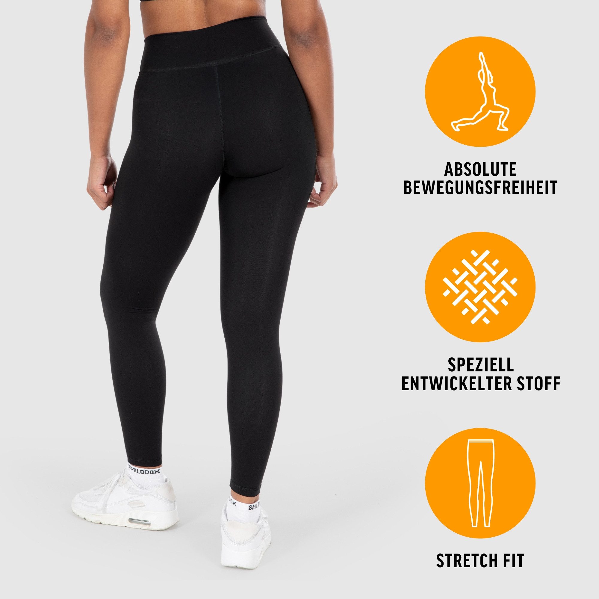 Smilodox Leggings Selina, High Waist Shaped Fit Yogahose mit hohem Bund Bli günstig online kaufen