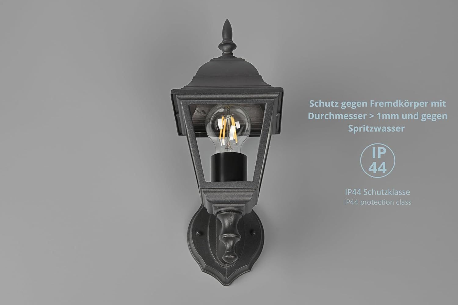 lightling Außen-Wandleuchte Lioba, ohne Leuchtmittel, IP44 günstig online kaufen