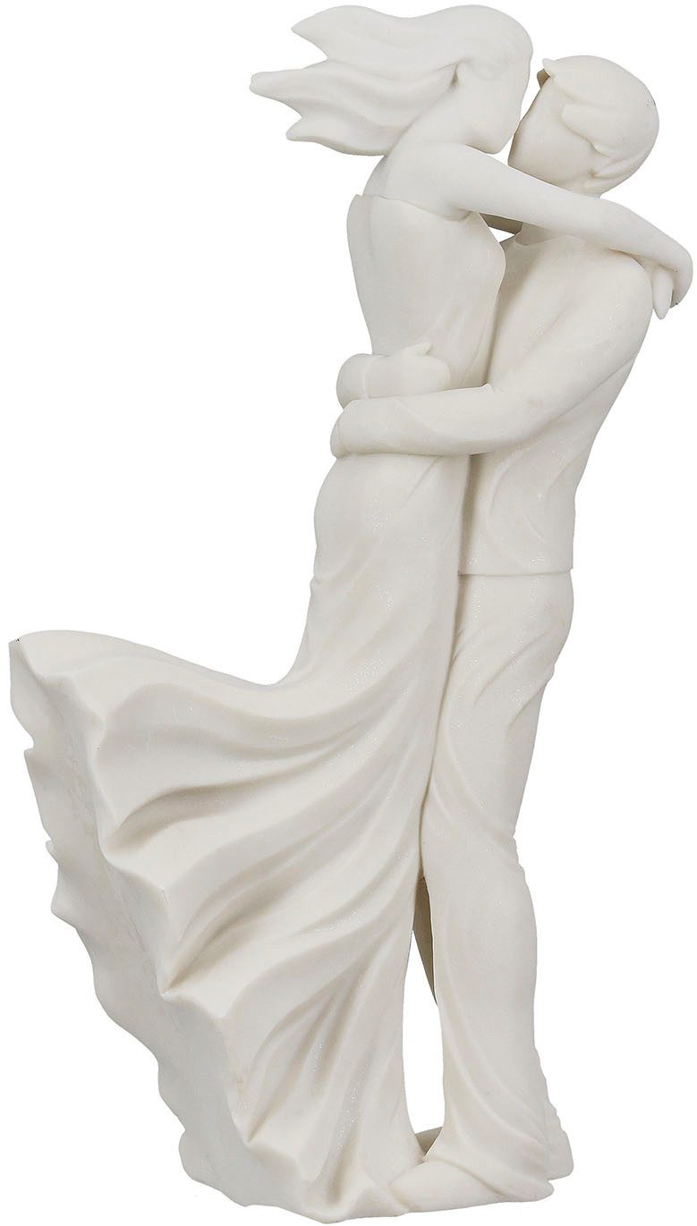 GILDE Dekofigur Figur Paar Couple in the wind weiß H. 30,5 cm (1 St)