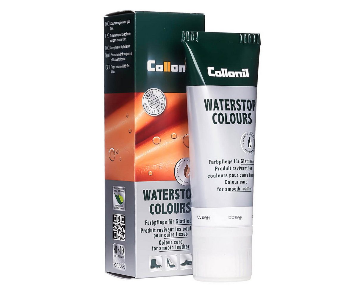 Thumbnail - Collonil Waterstop Colours - Farbige Pflege- und Imprägniercreme für Glattleder Schuhcreme