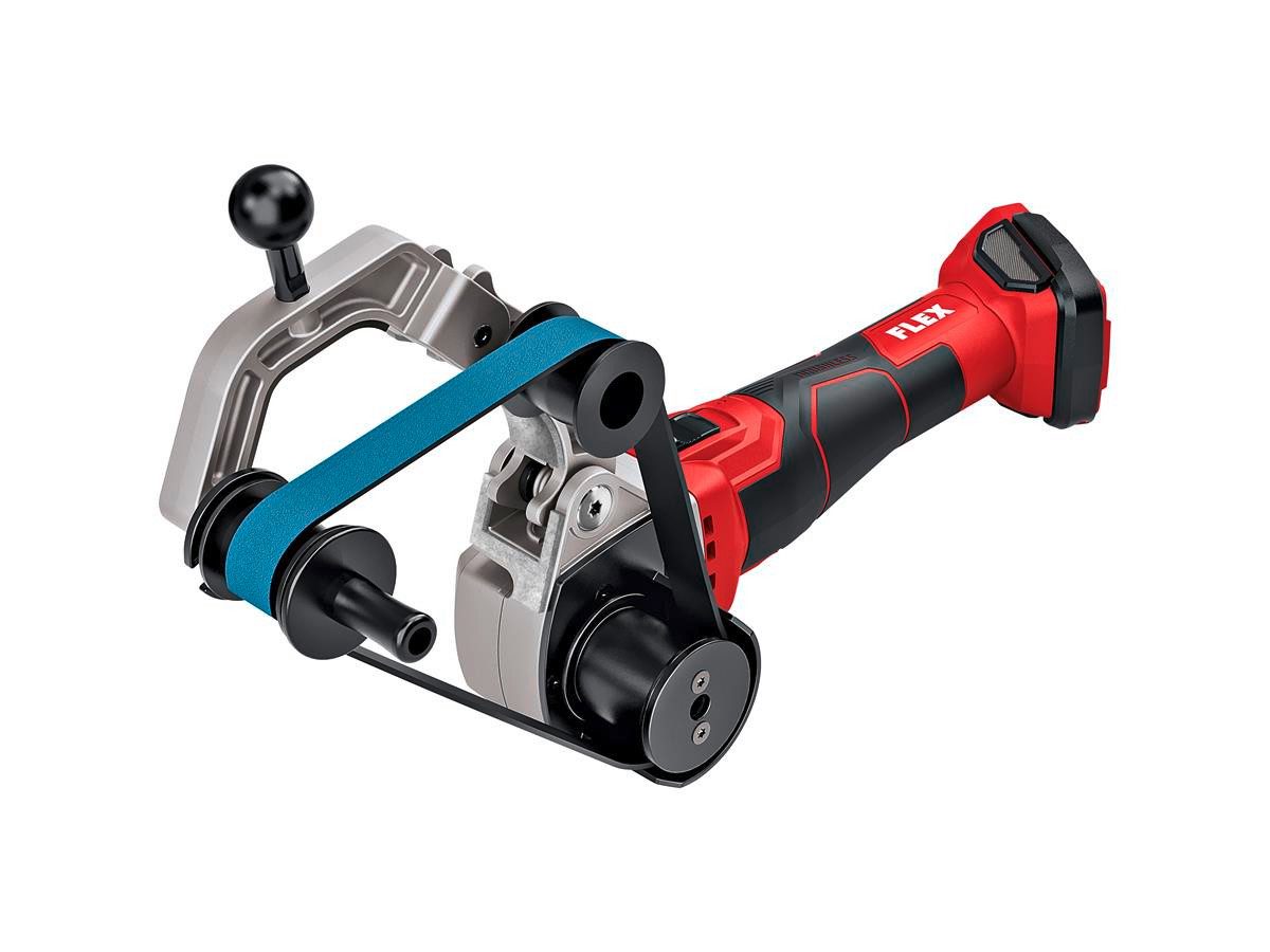 Flex Bandschleifer BRE 50-F 18-EC C, max. 3760 U/min, (Solo Version ohne Akku/Ladegerät, im Karton), rehzahlvorwahl, Drehzahlkonstanthaltung, Sanftanlauf