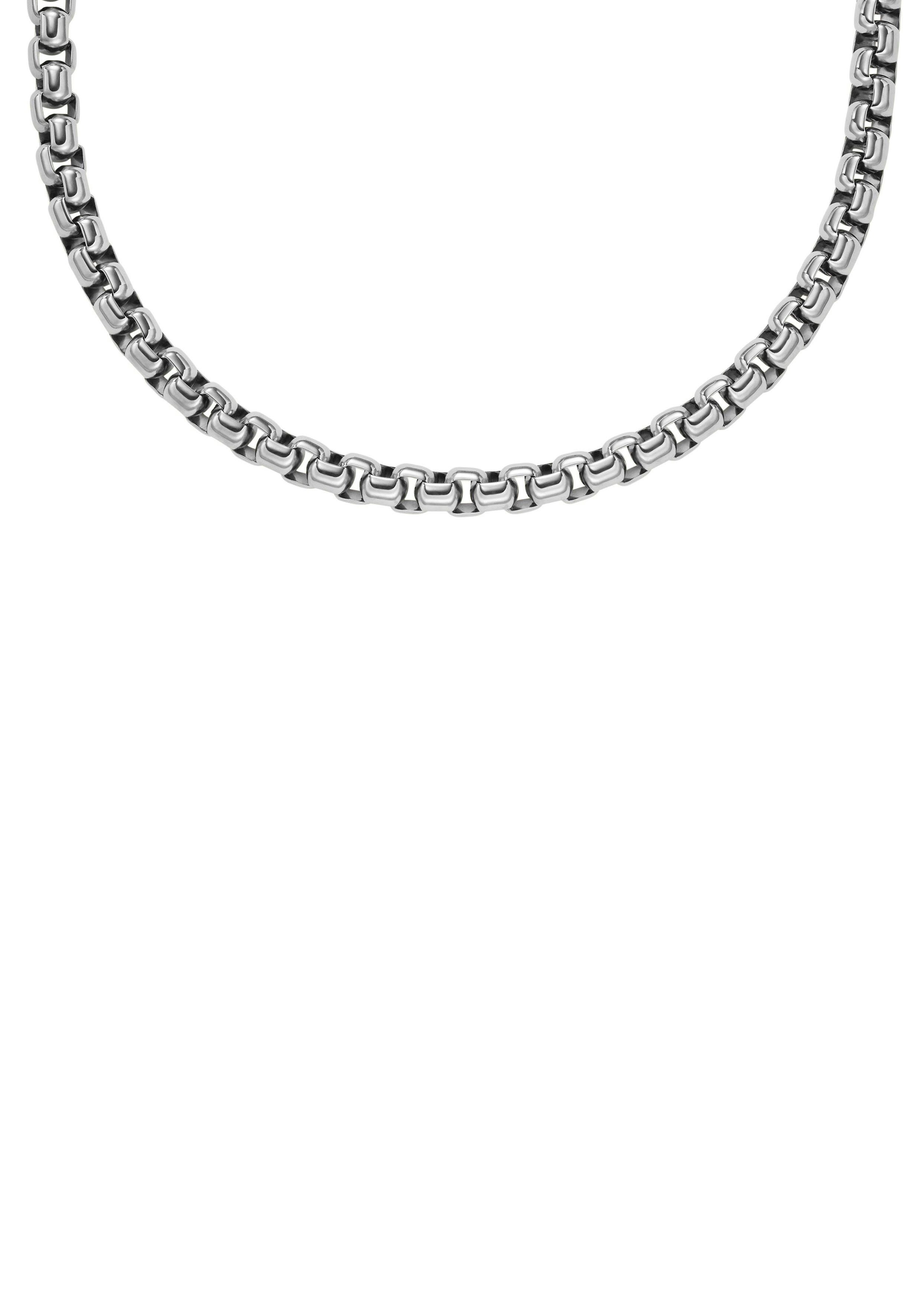 Kette ohne Anhänger Schmuck Geschenk Edelstahl Halskette ALL STACKED UP