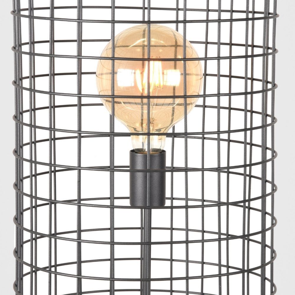 famlights Stehlampe, Stehleuchte Lys Metall Leuchtmittel E27, Schwarz Angabe, in warmweiss, Stehlampe, aus Nein, Standlampe enthalten: keine