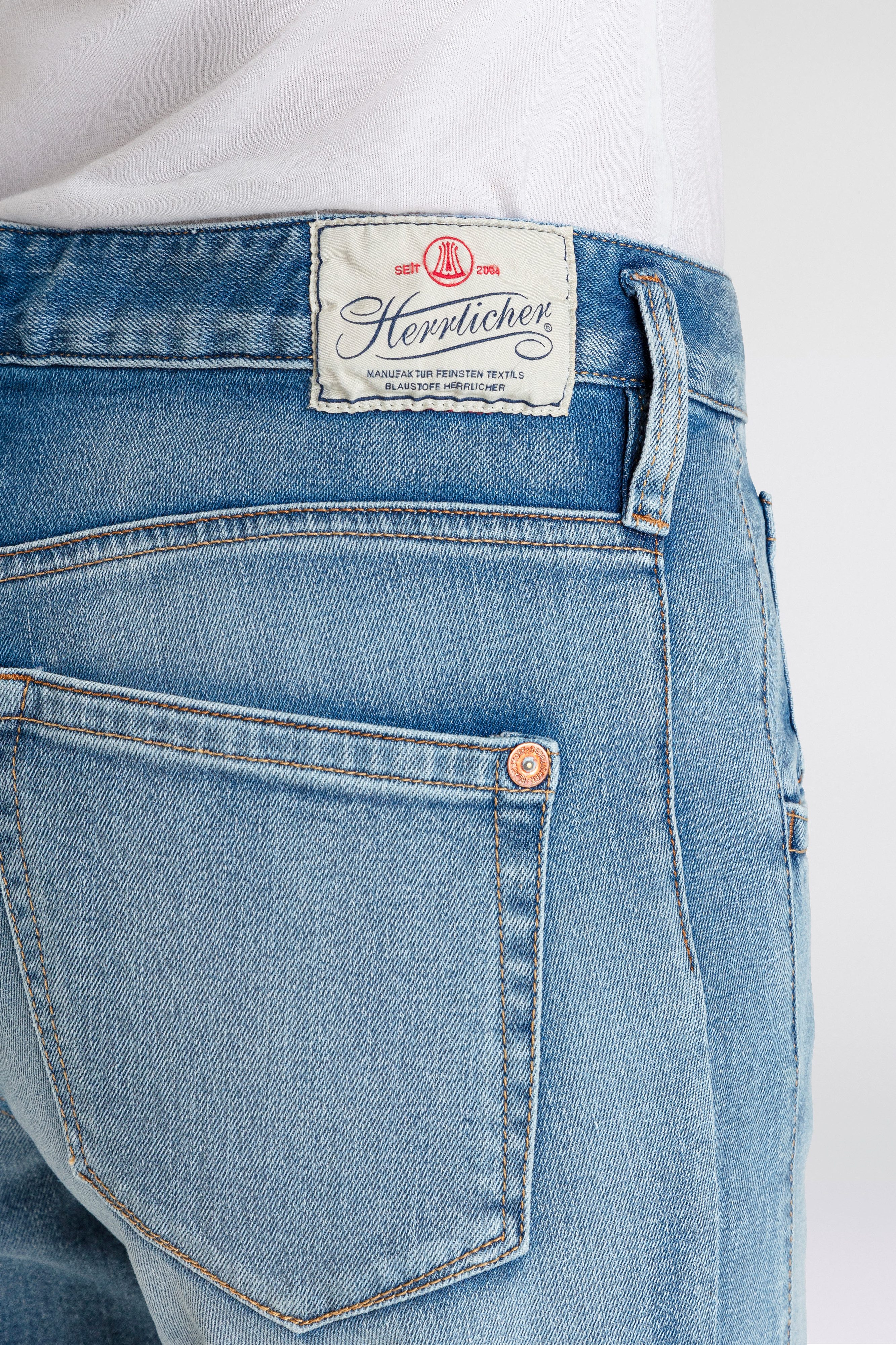 Herrlicher 7/8-Jeans Shyra Tap Denim mit Abnähern vorn