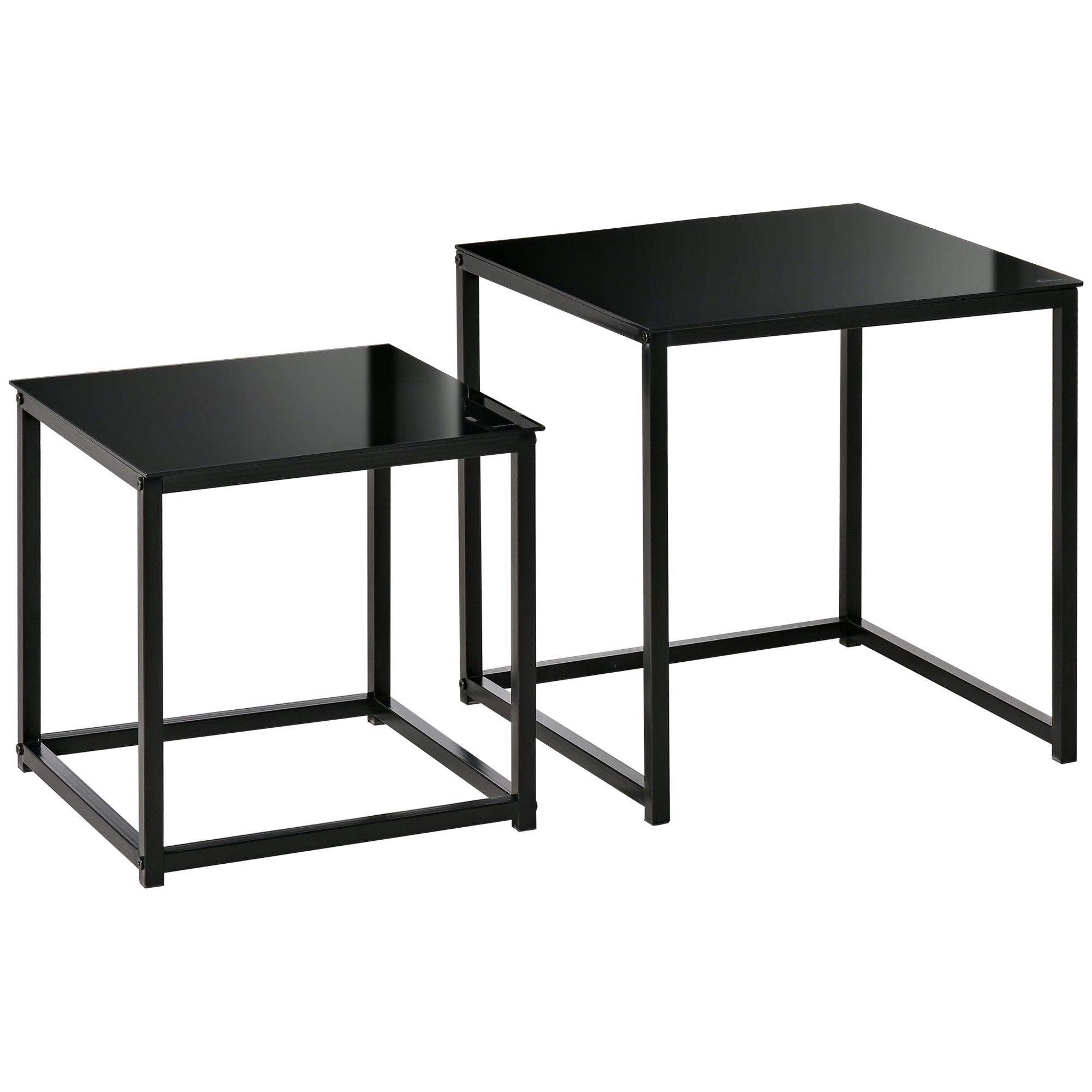 HOMCOM Beistelltisch Quadratischer Sofatisch Satztisch mit günstig online kaufen