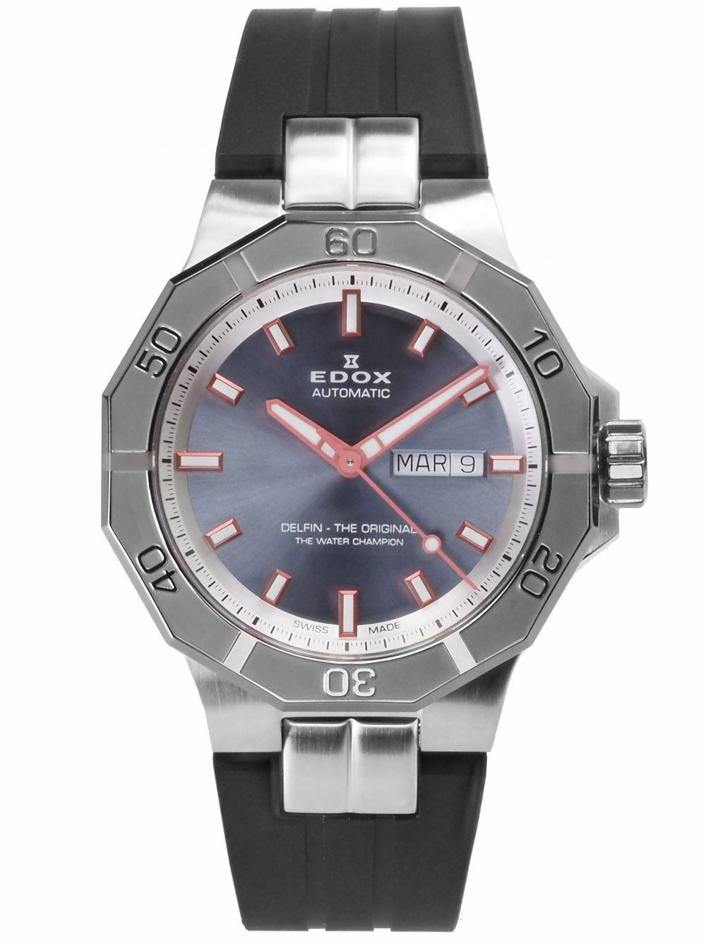 Edox Schweizer Uhr Herren Uhr Automatik Delfin 88008 3GCA BGO Delfin