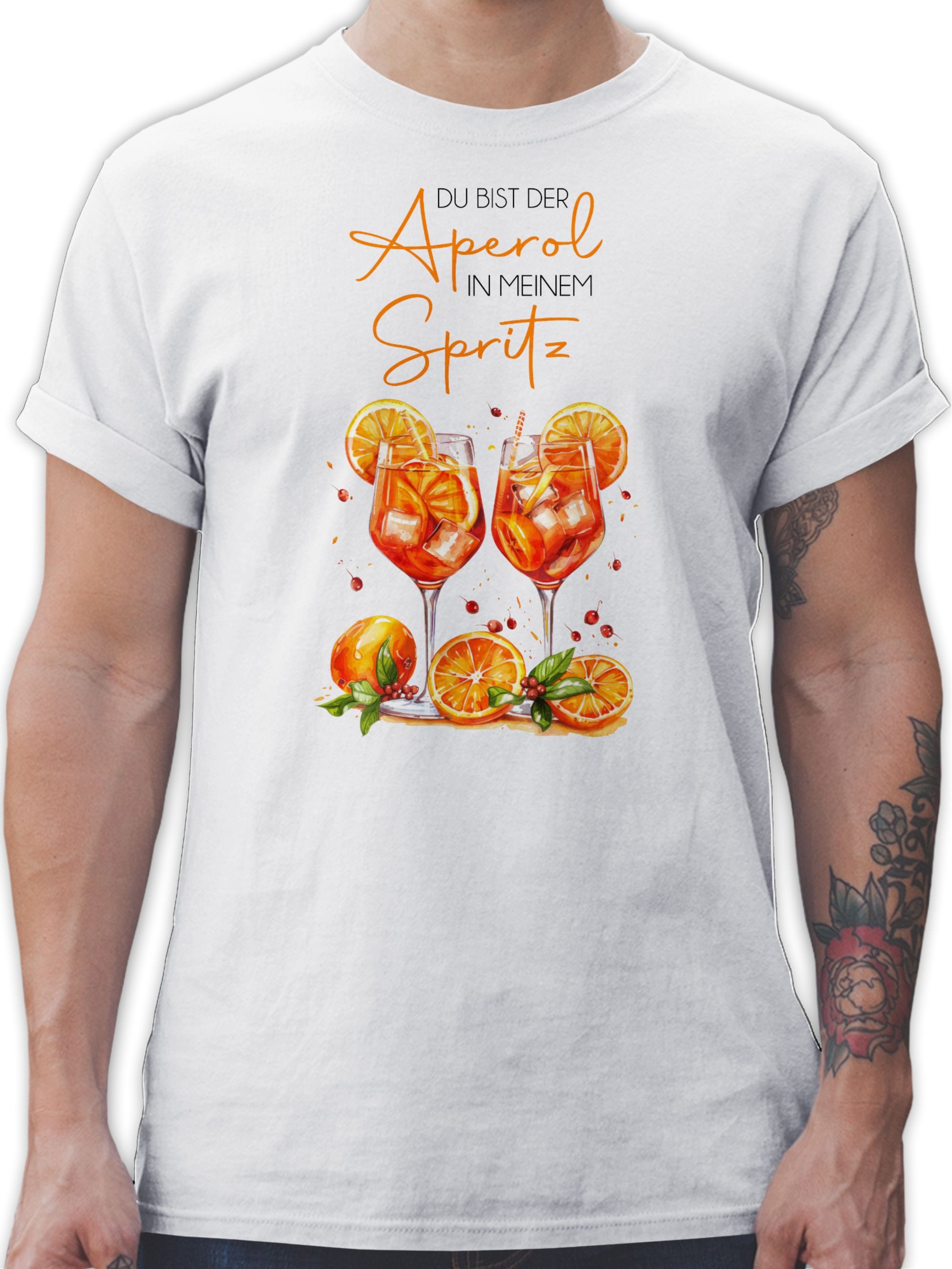 T-Shirt Du bist der Aperol in meinem Spritz, Accessoires Aperol Spritz Gesche