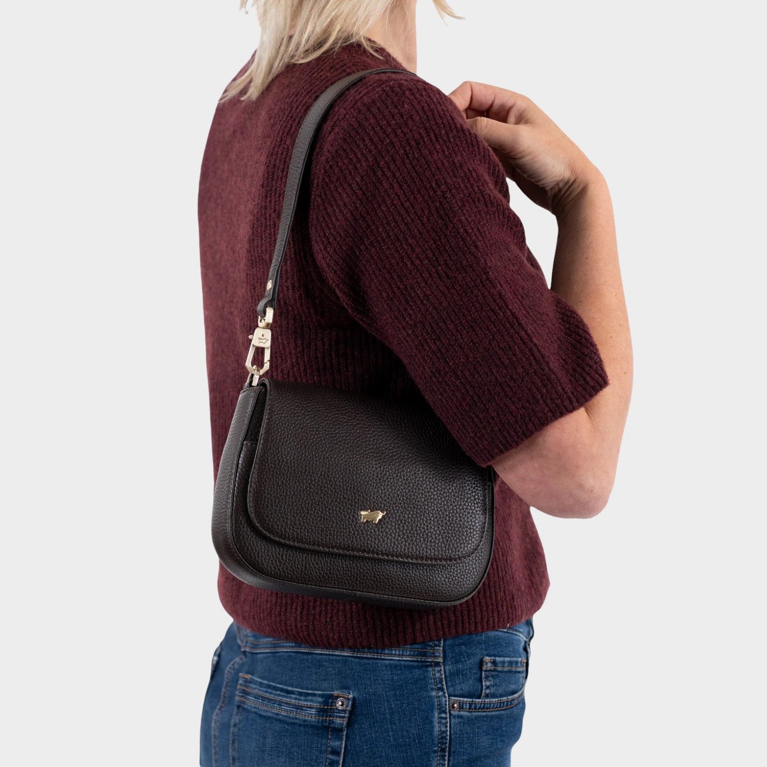 Braun Büffel Umhängetasche HANNA Flap Bag XS braun