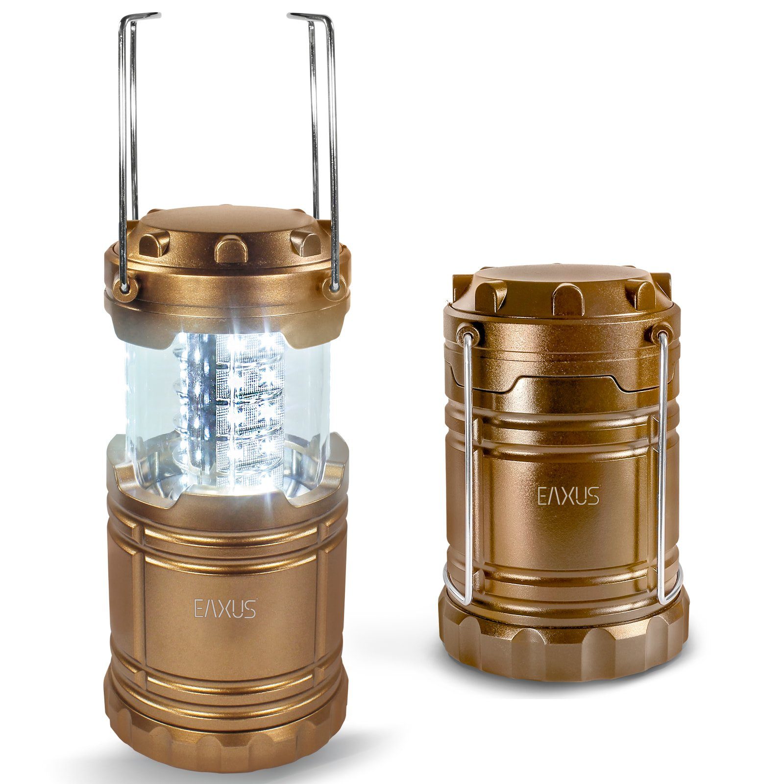 EAXUS LED Gartenleuchte 30 LED Campinglampe Batteriebetrieben mit Tragebüge günstig online kaufen