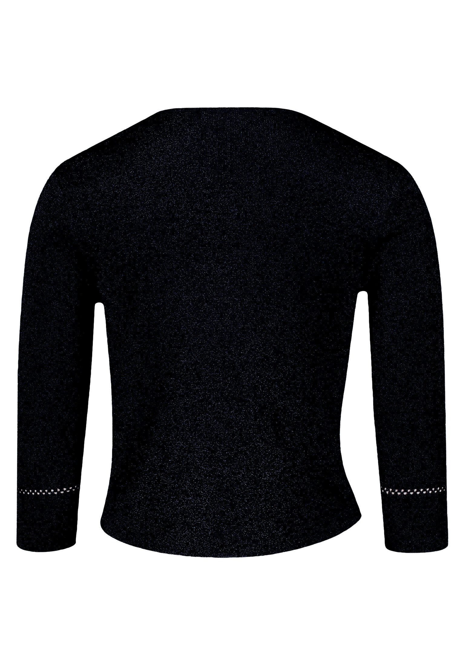 Vera Mont Strickjacke Damen ohne Verschluss (1-tlg) Glitzer