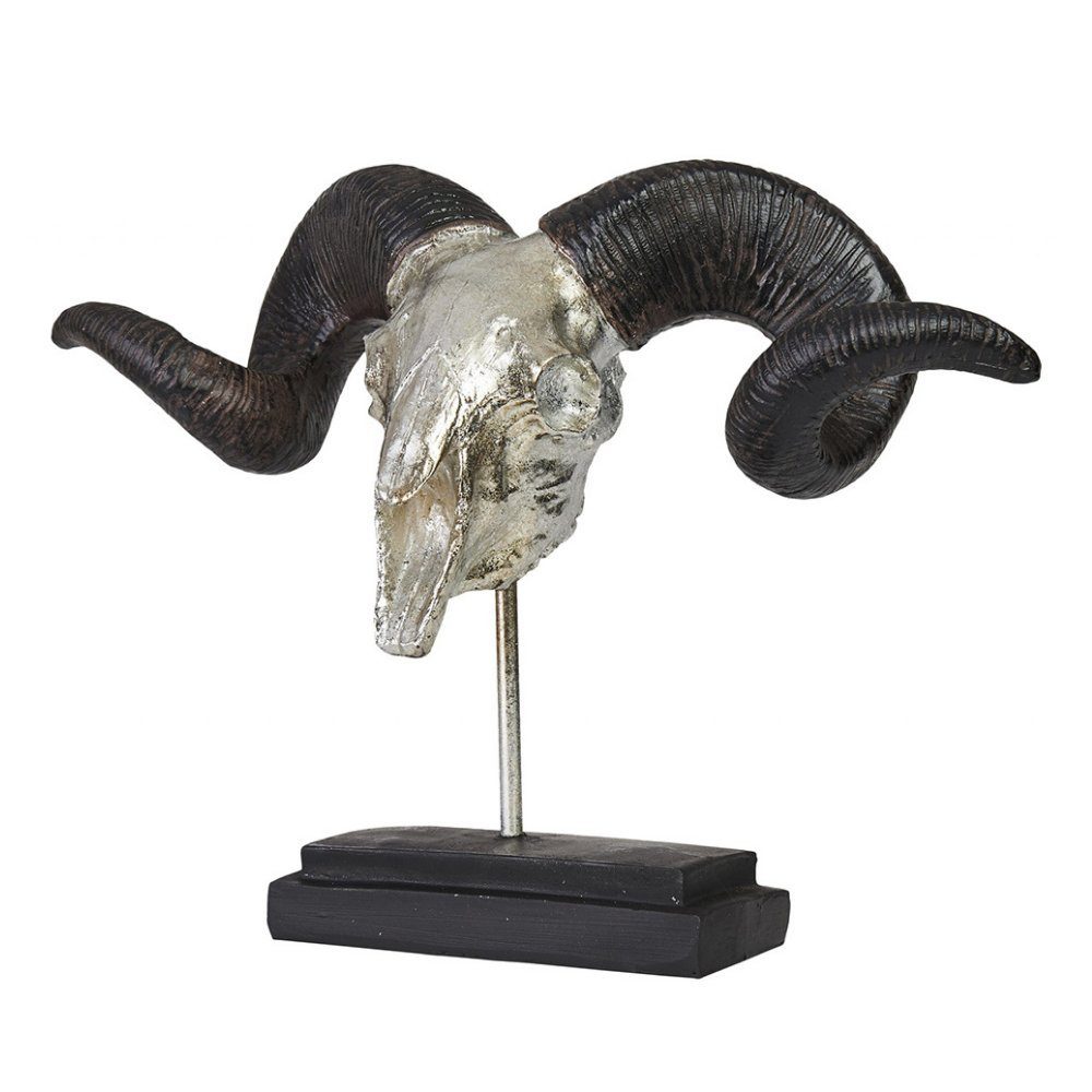 Hansmeier Skulptur Deko Skulptur Widder, Silber & Gold, Für Außen und Innen. Reduzierter Preis € 46,95. Unverbindliche Preisempfehlung € 54,95