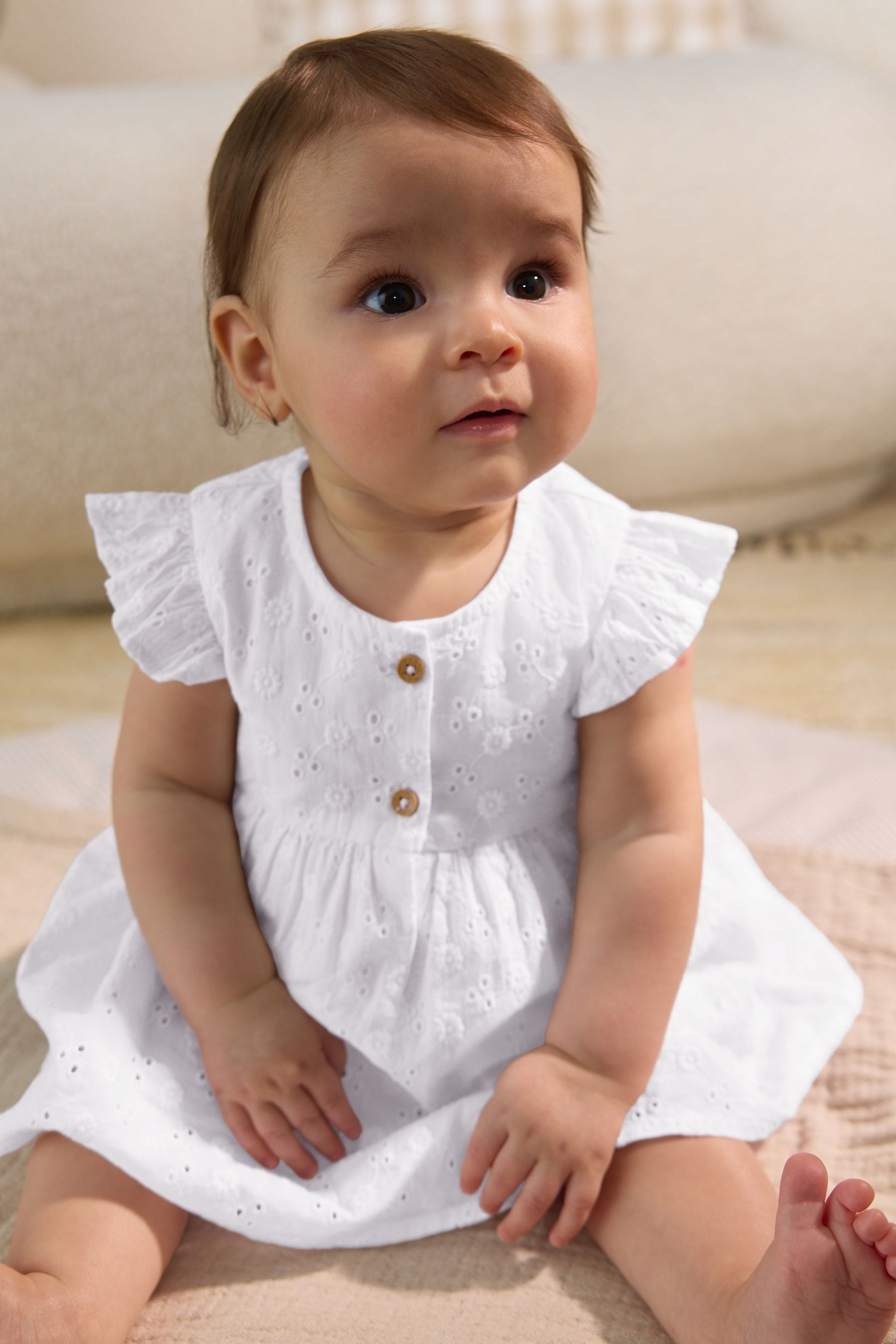 Next Babydollkleid Babykleid aus 100 % Baumwolle (1-tlg)