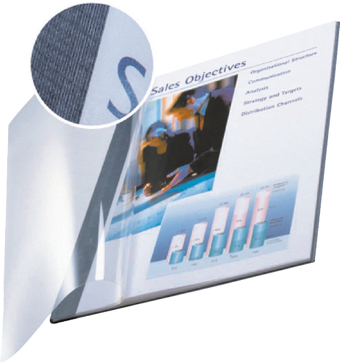 Thermo-Bindemappe Buchbindemappe impressBind Soft Cover 3,5mm blau VE=10 Stück