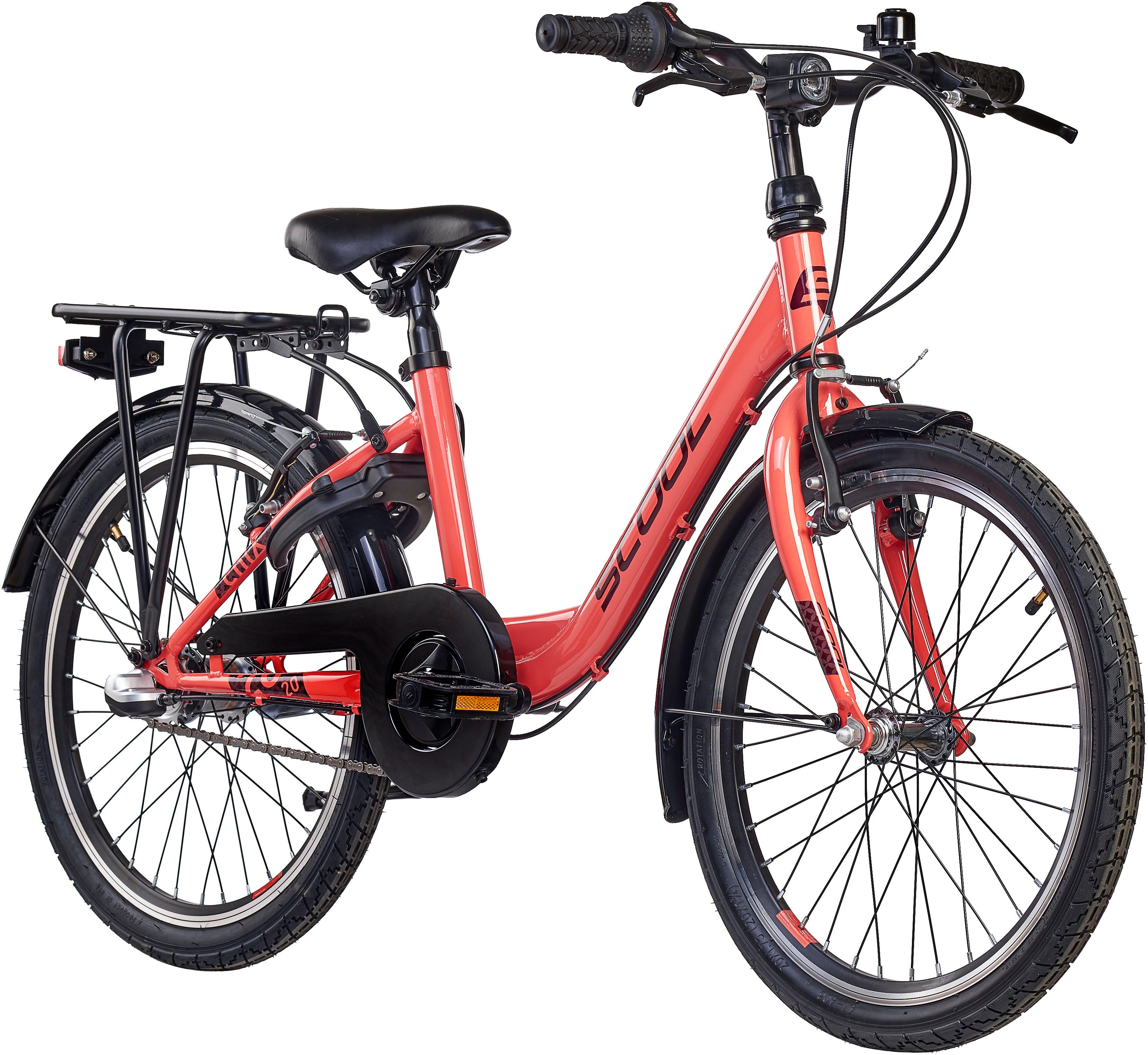 S’COOL Kinderfahrrad S'COOL chiX, 3 Gang Shimano, Nabenschaltung