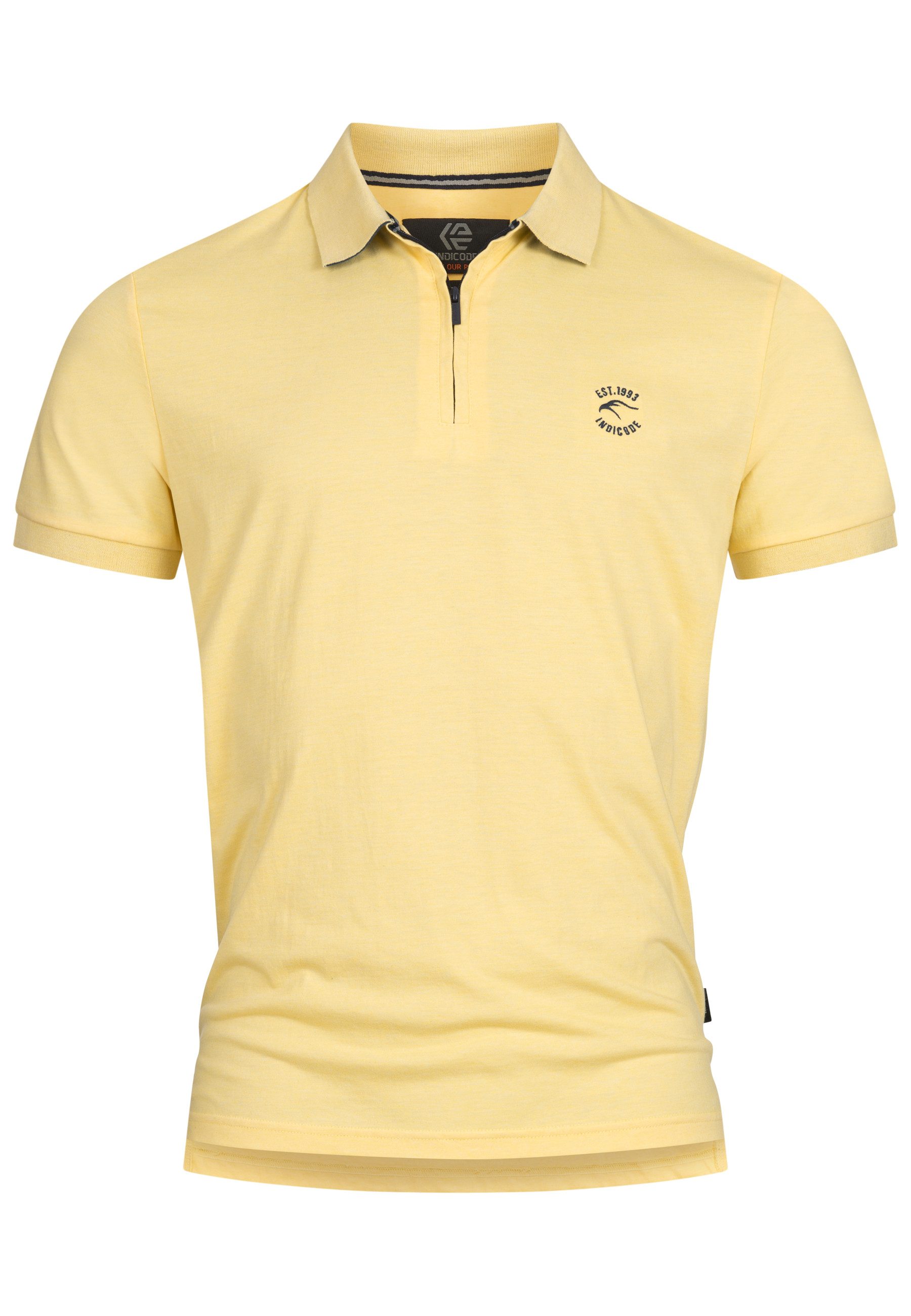 Indicode Poloshirt INYonah mit klassischem Kragen günstig online kaufen