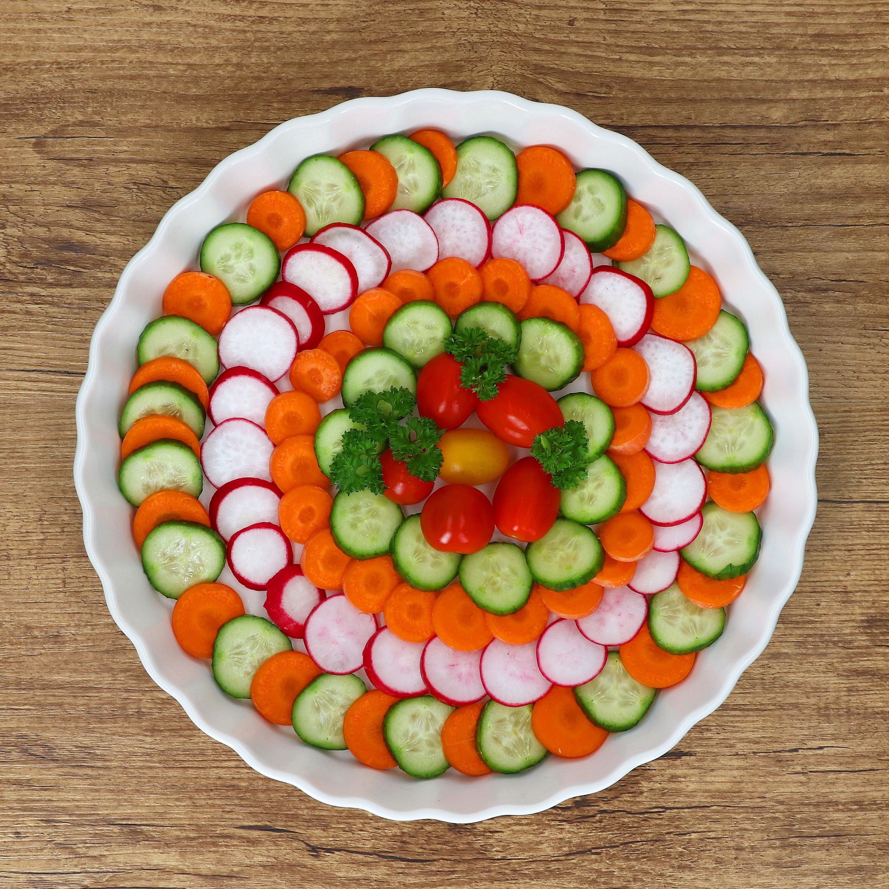 MamboCat Quicheform Quicheform Veggi weiß Ø28cm 1L Backform Kuchen Tarte Pie Porzellan