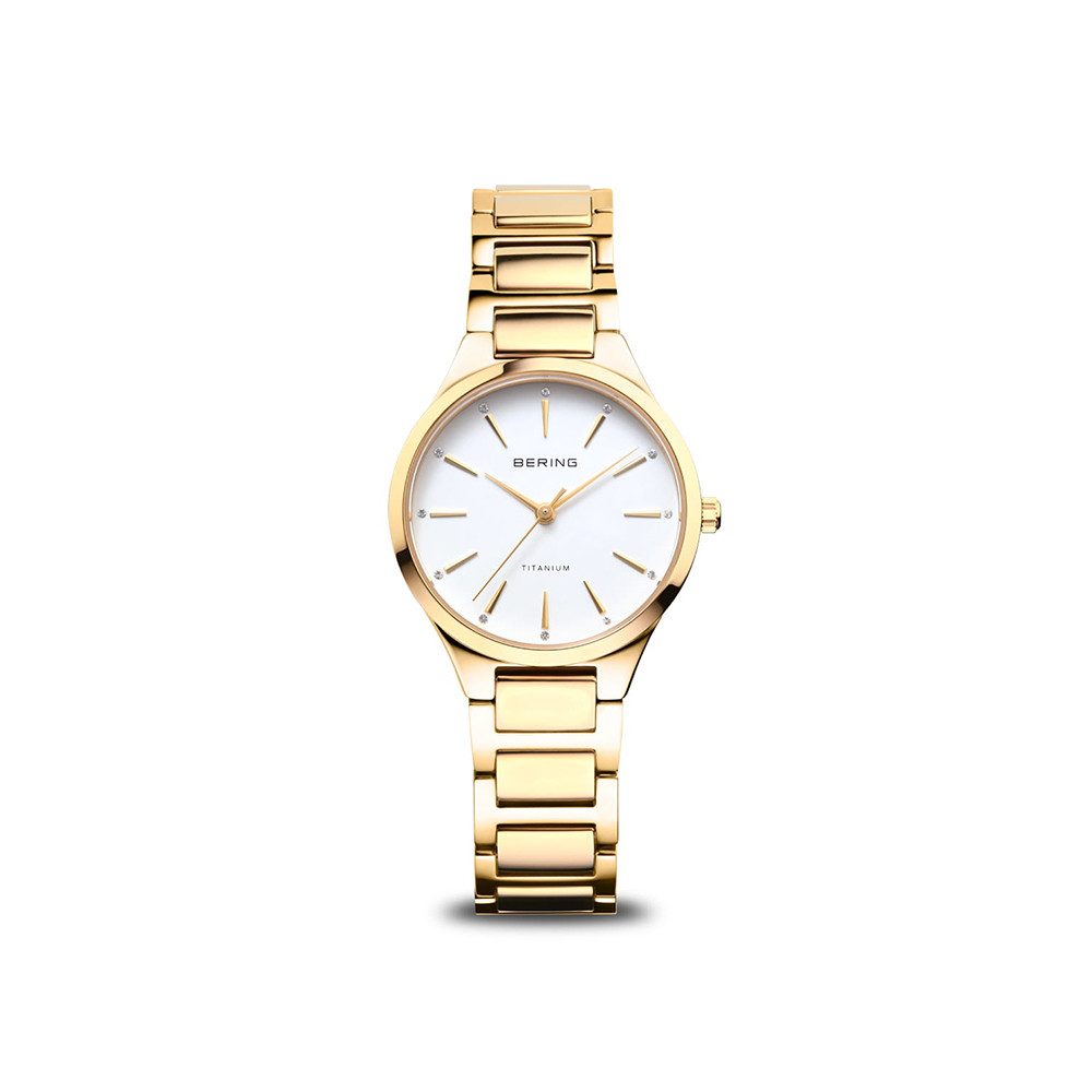 Bering Quarzuhr Bering Titanium gold glänzend günstig online kaufen