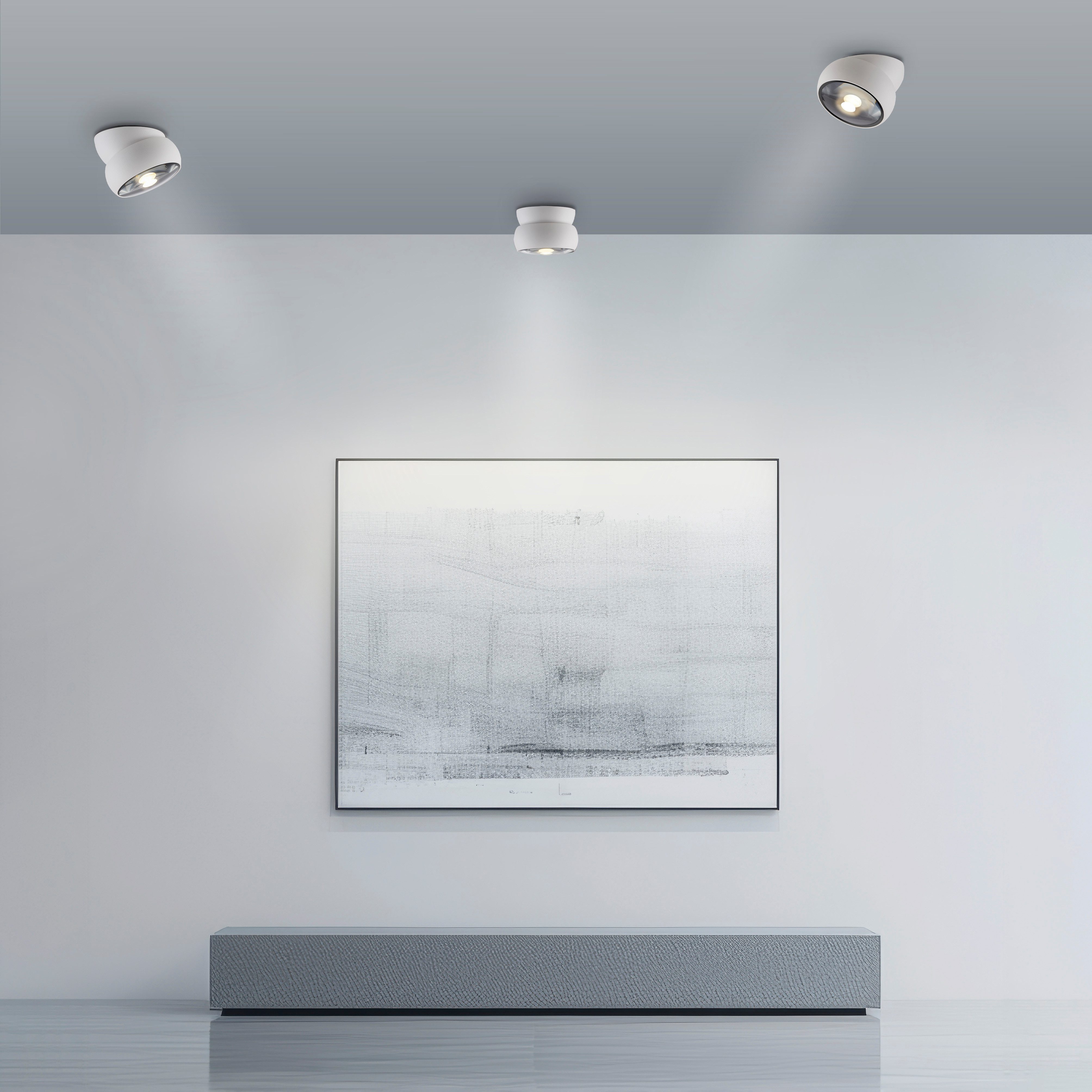 Neuhaus PURE LED Deckenleuchte PURE Move, LED fest integriert, Warmweiß, Dimmfähig über separaten Dimmer, dreh- &schwenkbar