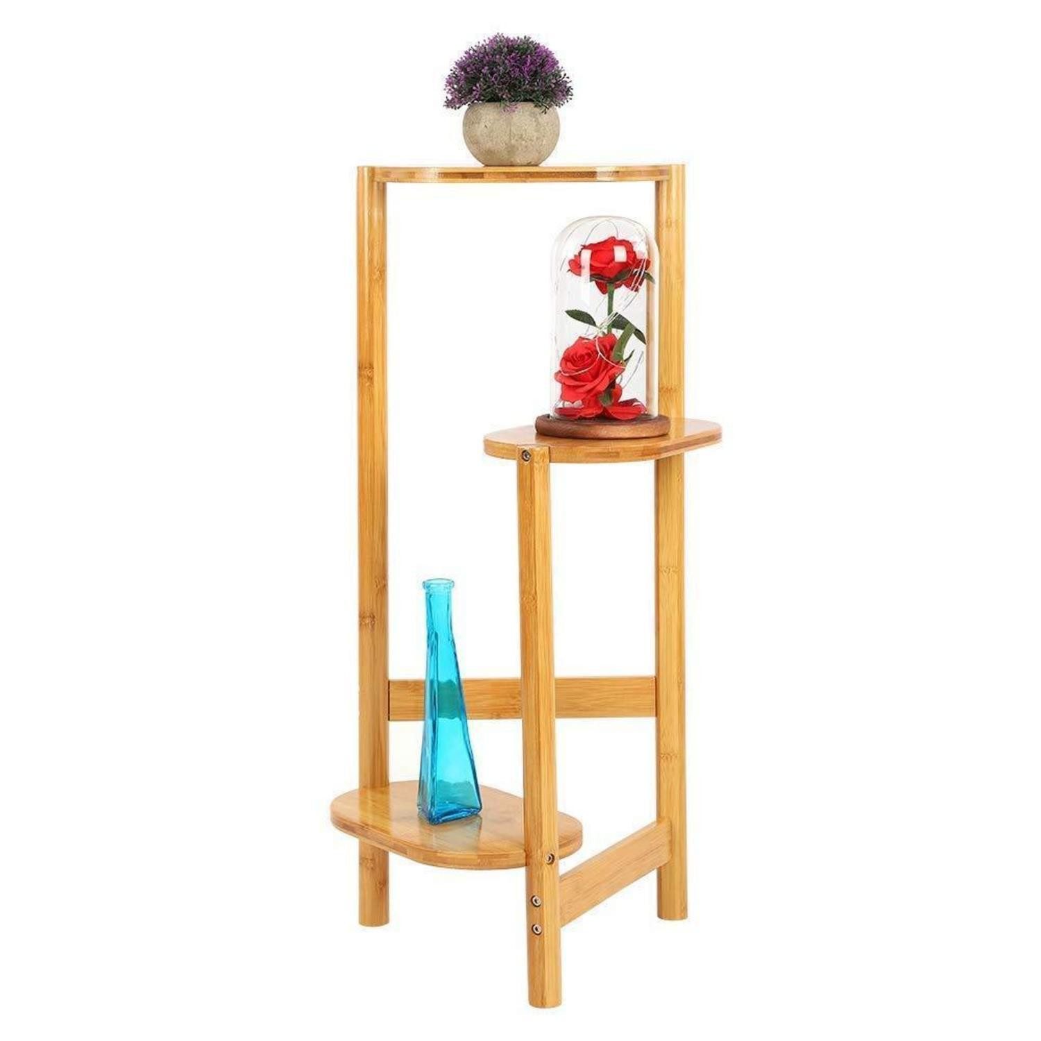 LuxusKollektion Blumenständer Pflanzenständer 3 Ebenen Holz (1 St)