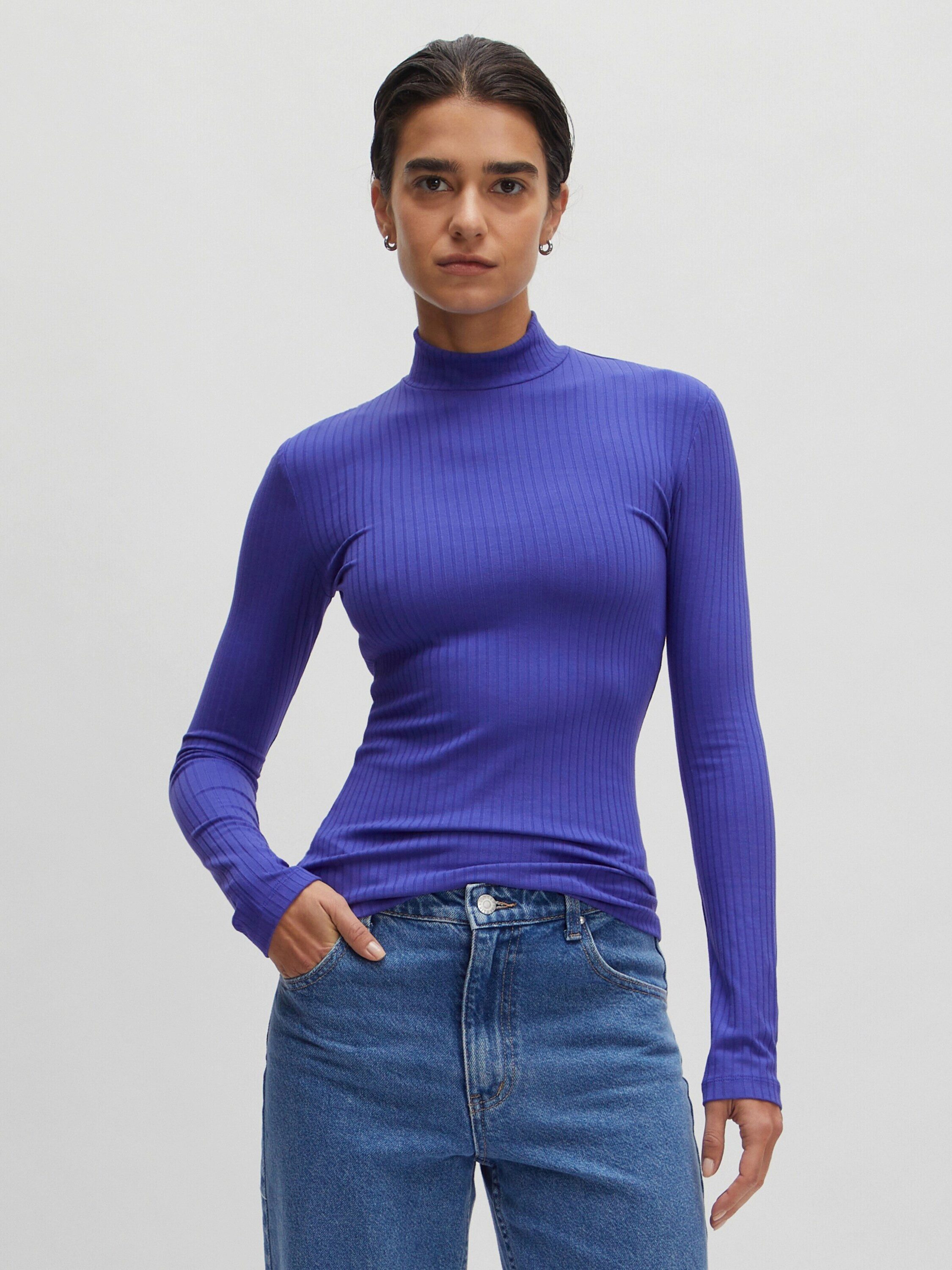 EDITED Langarmshirt Manon (1-tlg) Plain/ohne Details günstig online kaufen