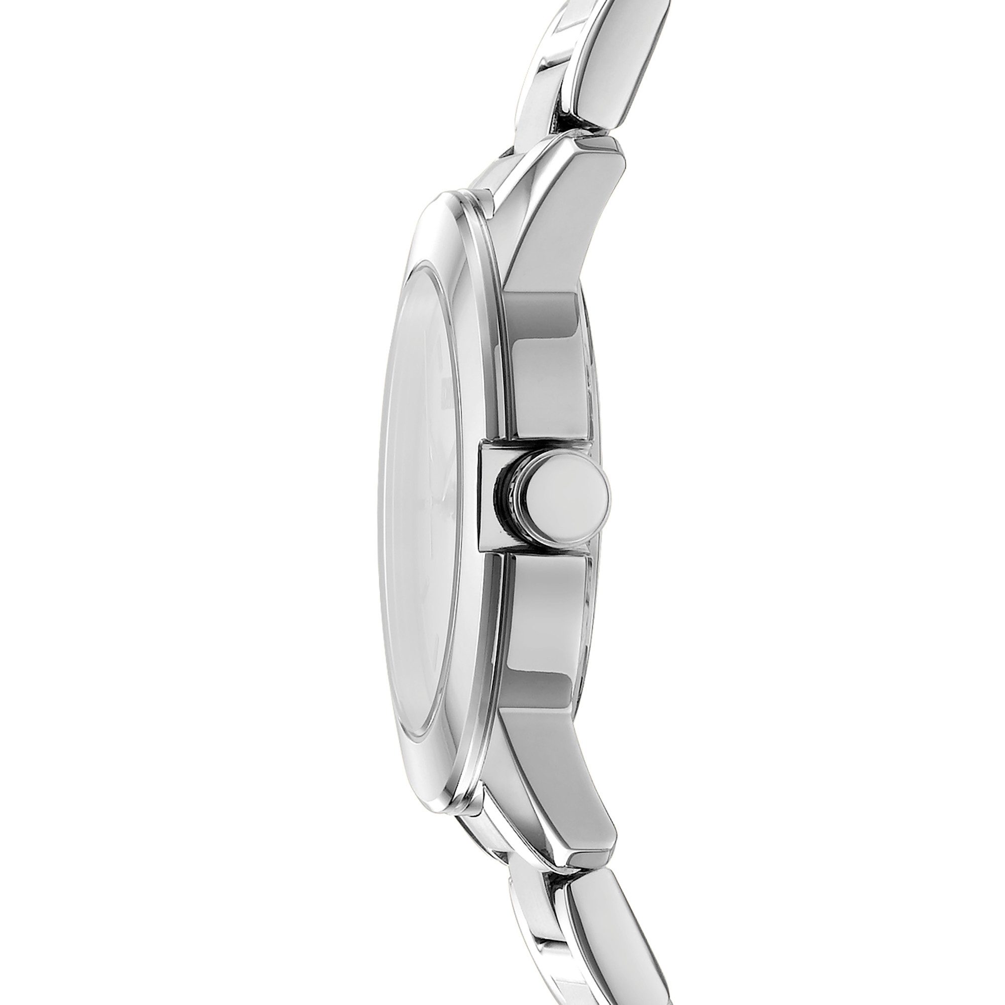 DKNY Quarzuhr Park Ave Midi DK1L020M0035, Armbanduhr, Damenuhr, Edelstahlarmband, analog