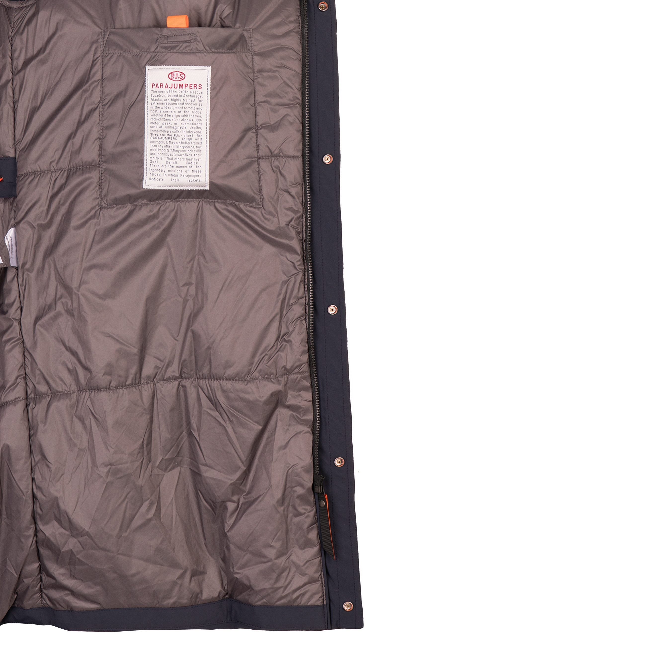 Parajumpers Wintermantel PJS EASY - Wattierter Herren Mantel Blue Navy Gr. M