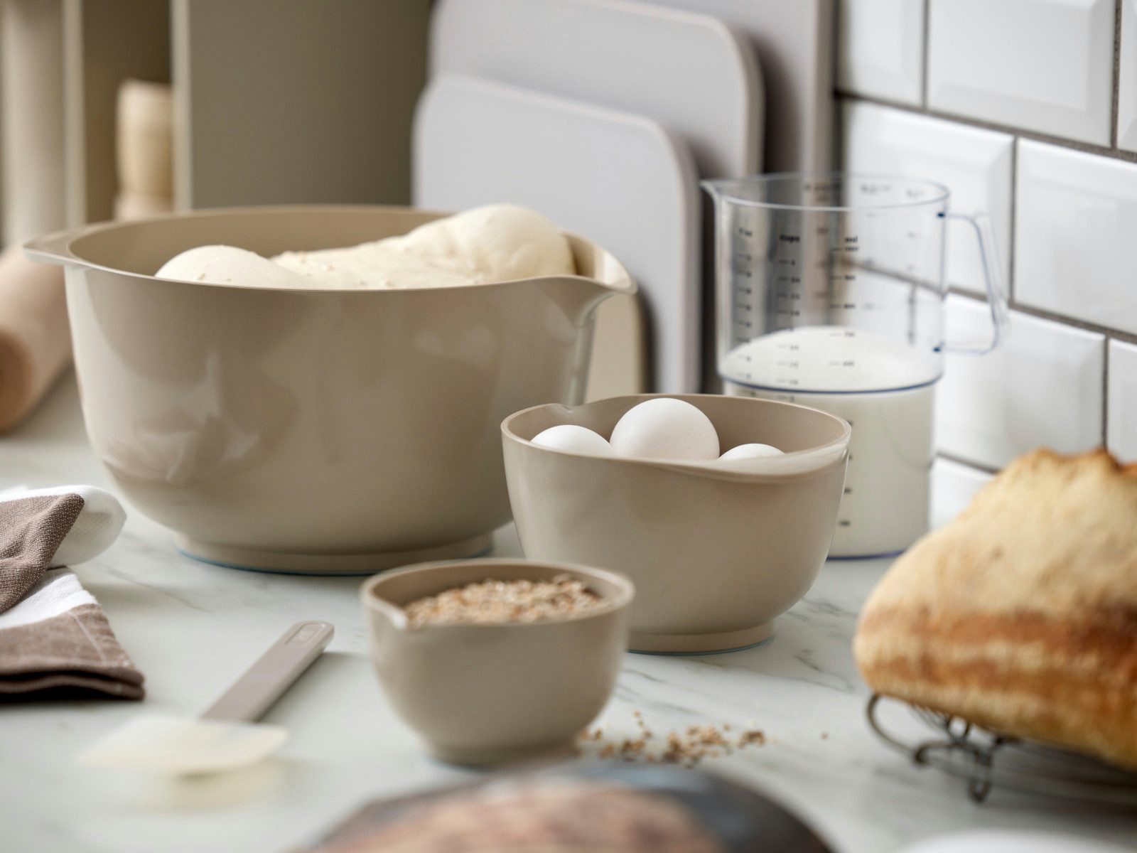 ROSTI Schüssel Margrethe Schüssel humus 4l, Kunststoff, (Schüsseln & Schalen)