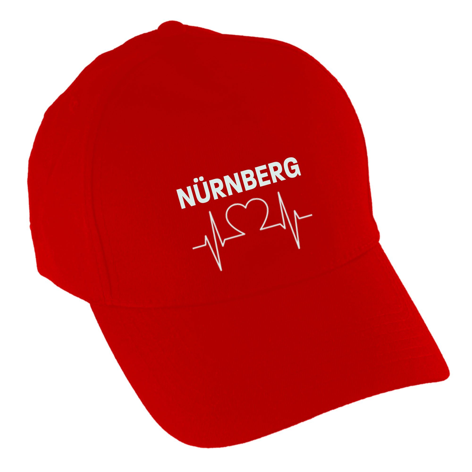 multifanshop Baseball Cap Nürnberg - Herzschlag - Mütze