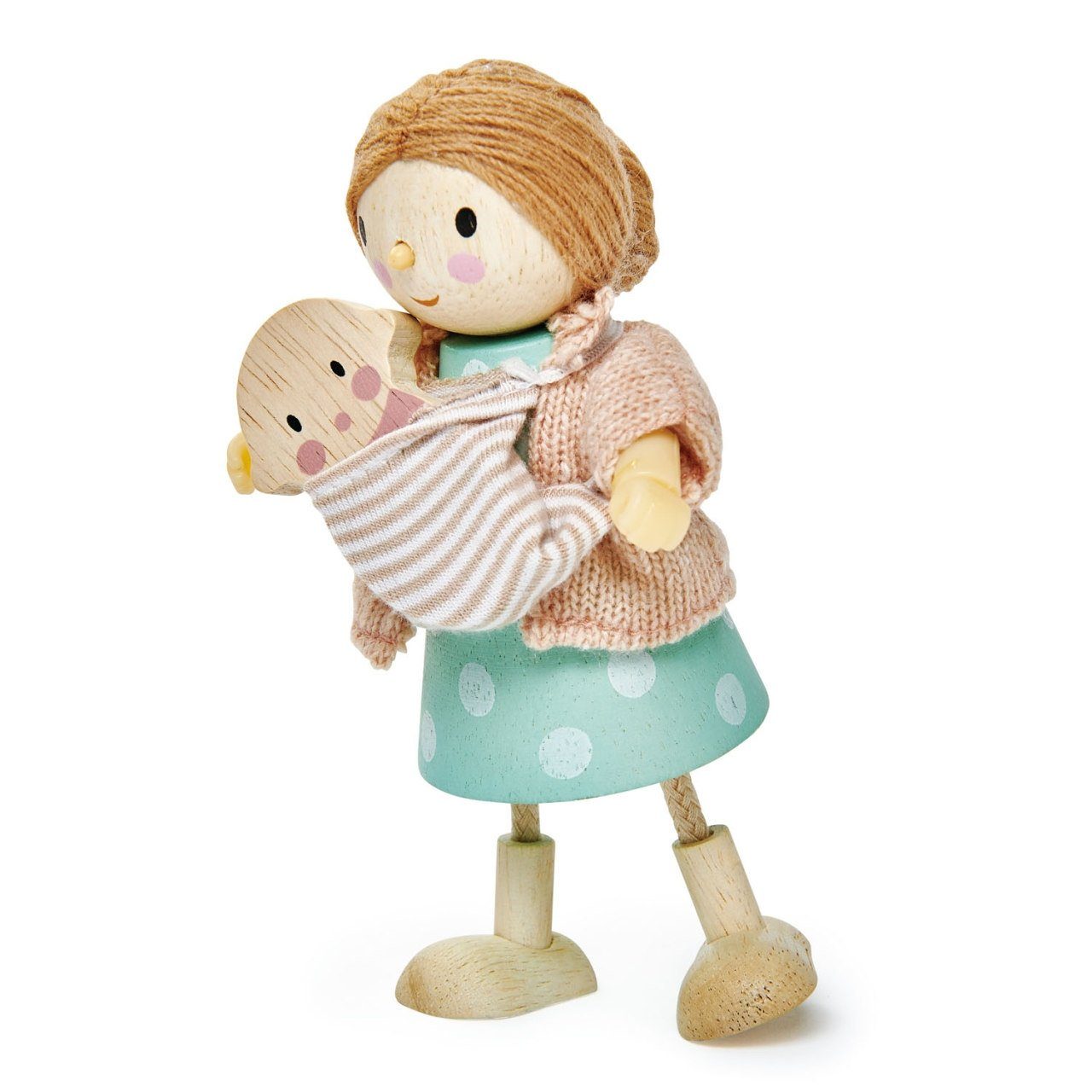 Tender Leaf Toys Biegepuppe Biegepuppe Spielpuppe Puppenhaus