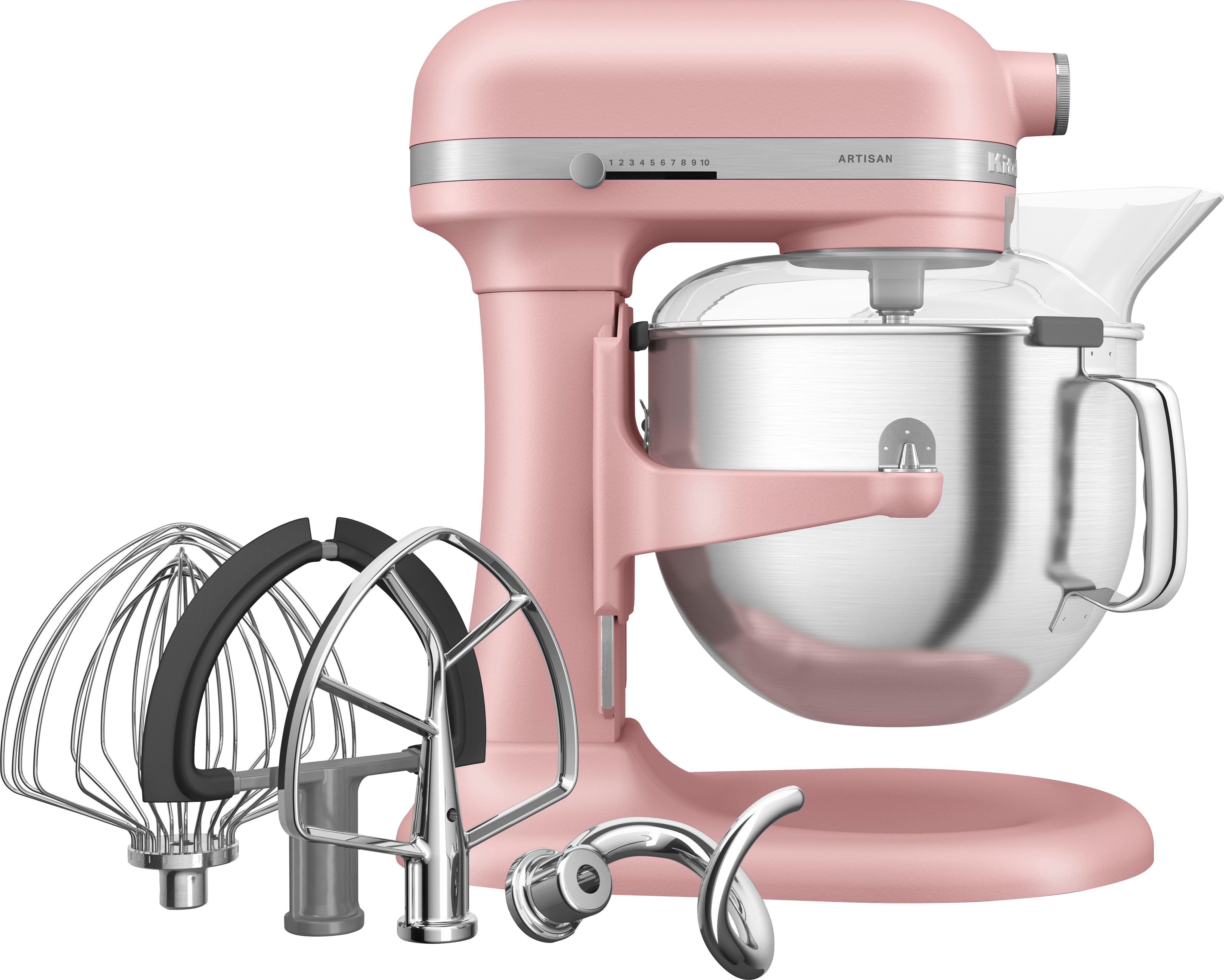 KitchenAid Küchenmaschine 5KSM70SHXEDR Rosa, 375 W, 6,6 l Schüssel