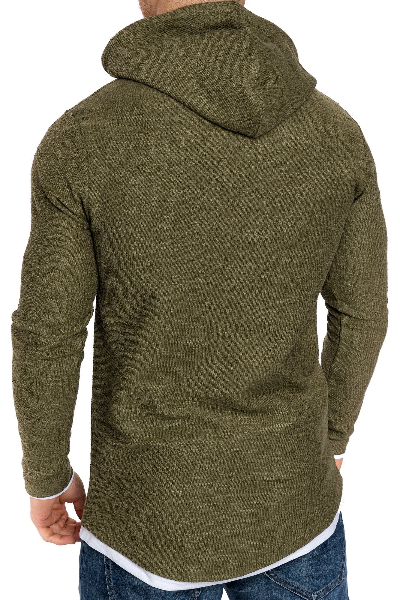 Amaci&Sons Kapuzenpullover PEORIA 2in1 Kapuzenpullover