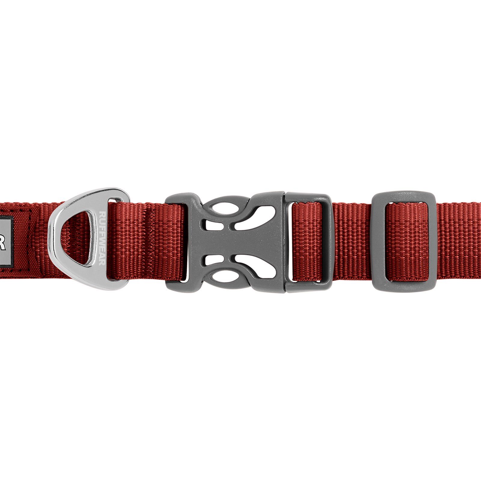 Ruffwear Hunde-Halsband FRONT RANGE™ COLLAR red clay, 100% Polyester Tubelok™ Schlauchband, Halsband für alltägliche Abenteuer.