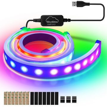 Bettizia LED-Streifen LED Streifen Stripe USB PC Backlight LichtBand Beleuchtung RGB 32 Zoll