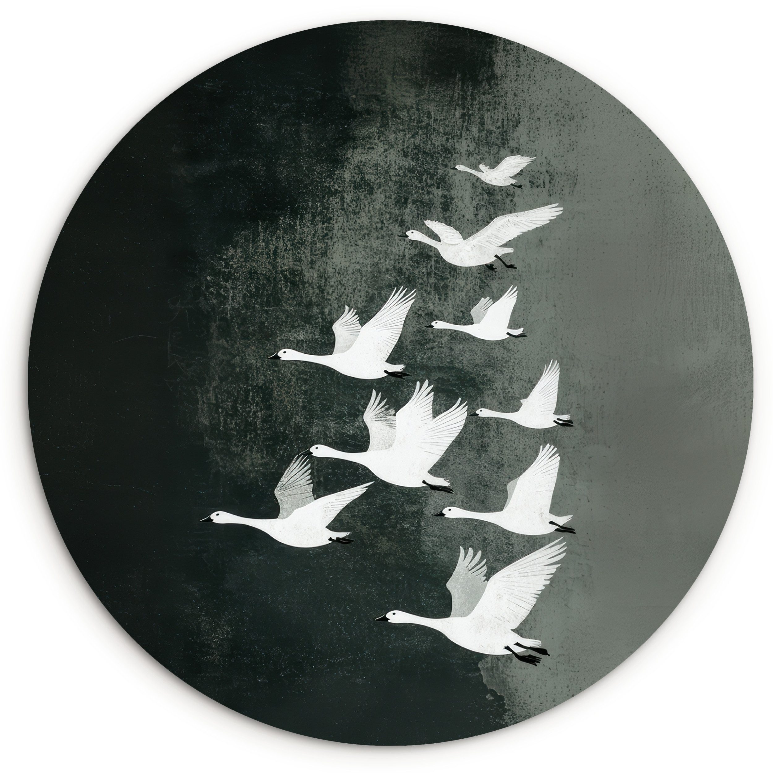 MuchoWow Gemälde Vogel - Japandi - günstig online kaufen