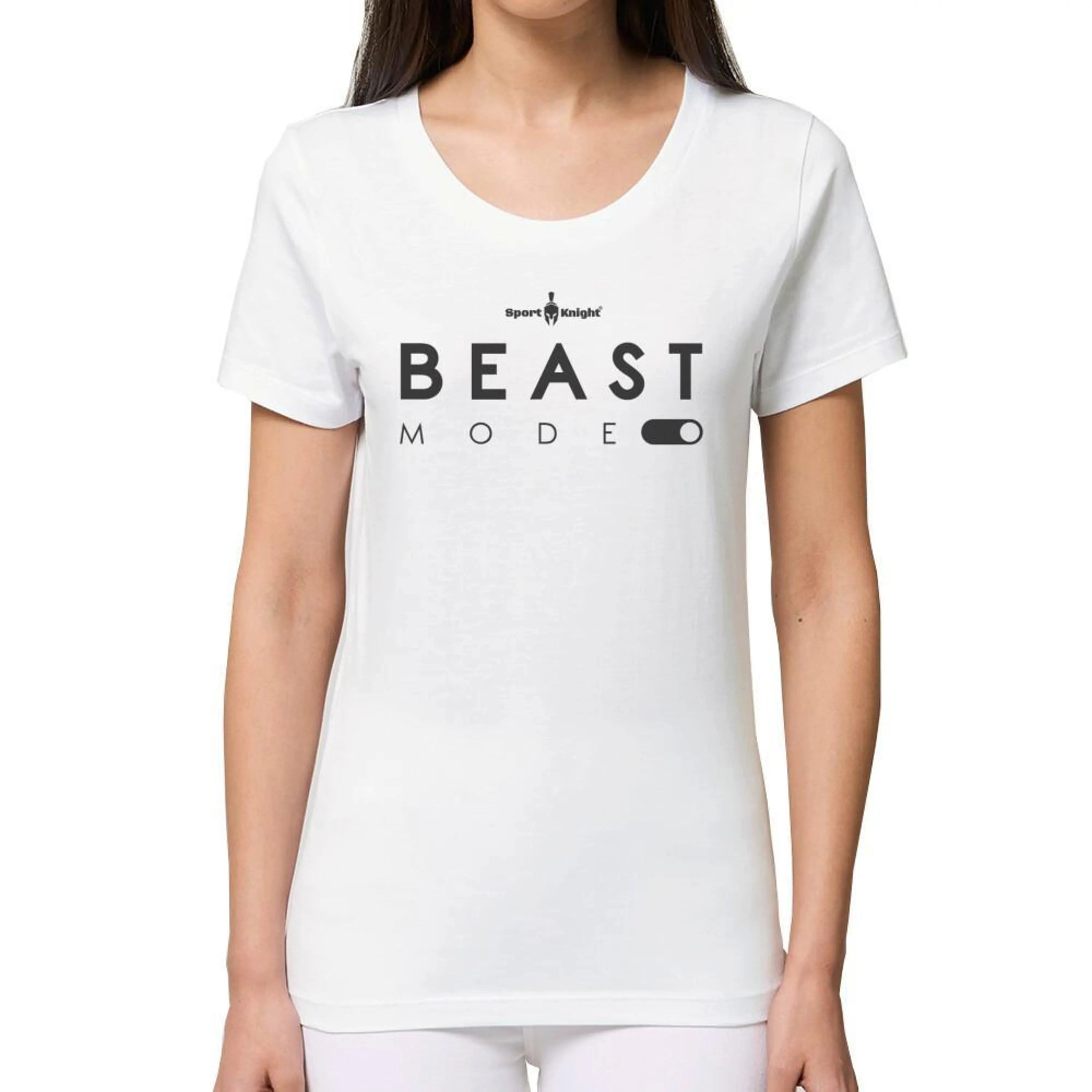 Sport-Knight® T-Shirt Sport-Knight® Damen Fitness T-Shirt "Beast Mode On" Premium