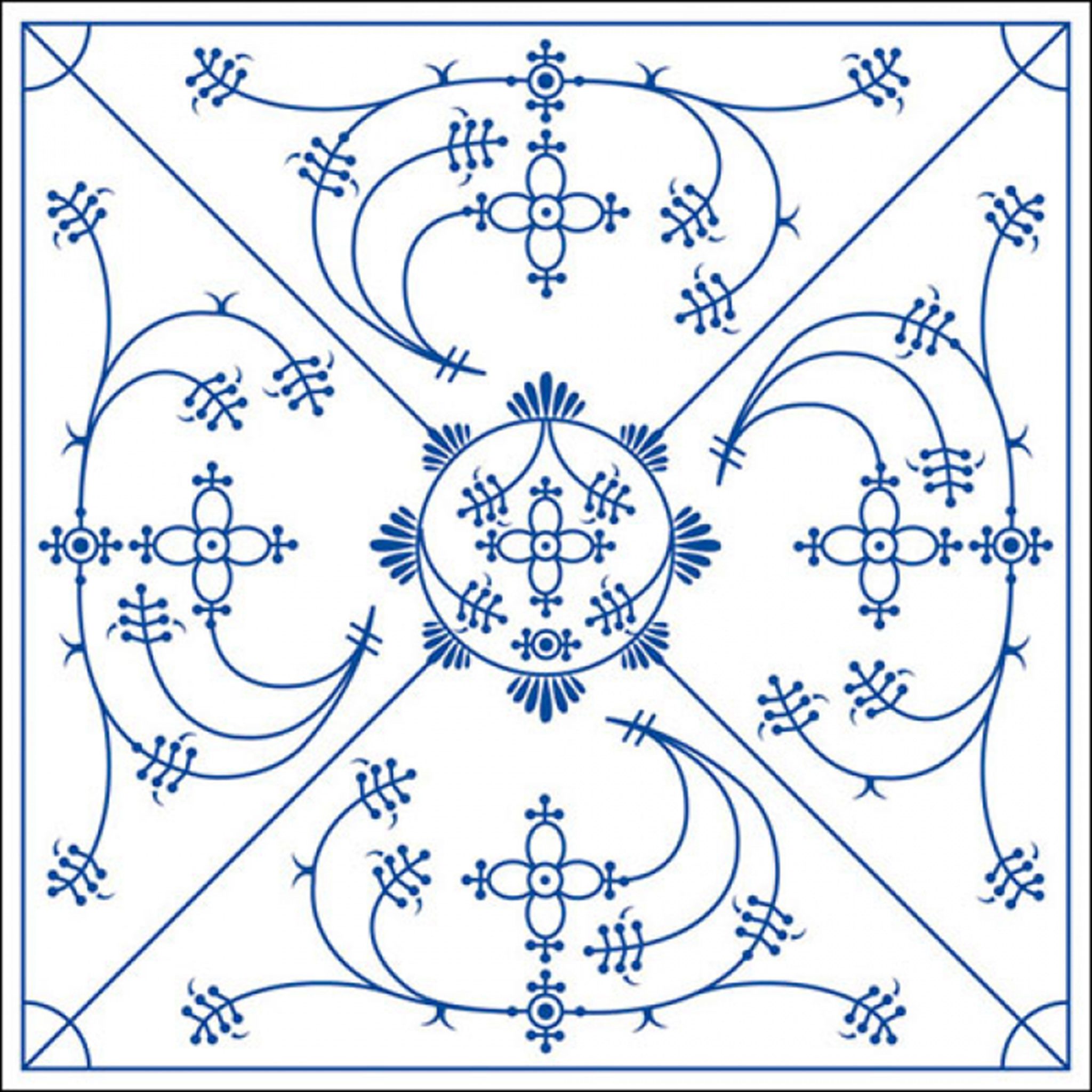 Ambiente Luxury Paper Products Papierserviette, Servietten Papier 33x33cm 3-lagig mit orientalischem Muster 20 Stück