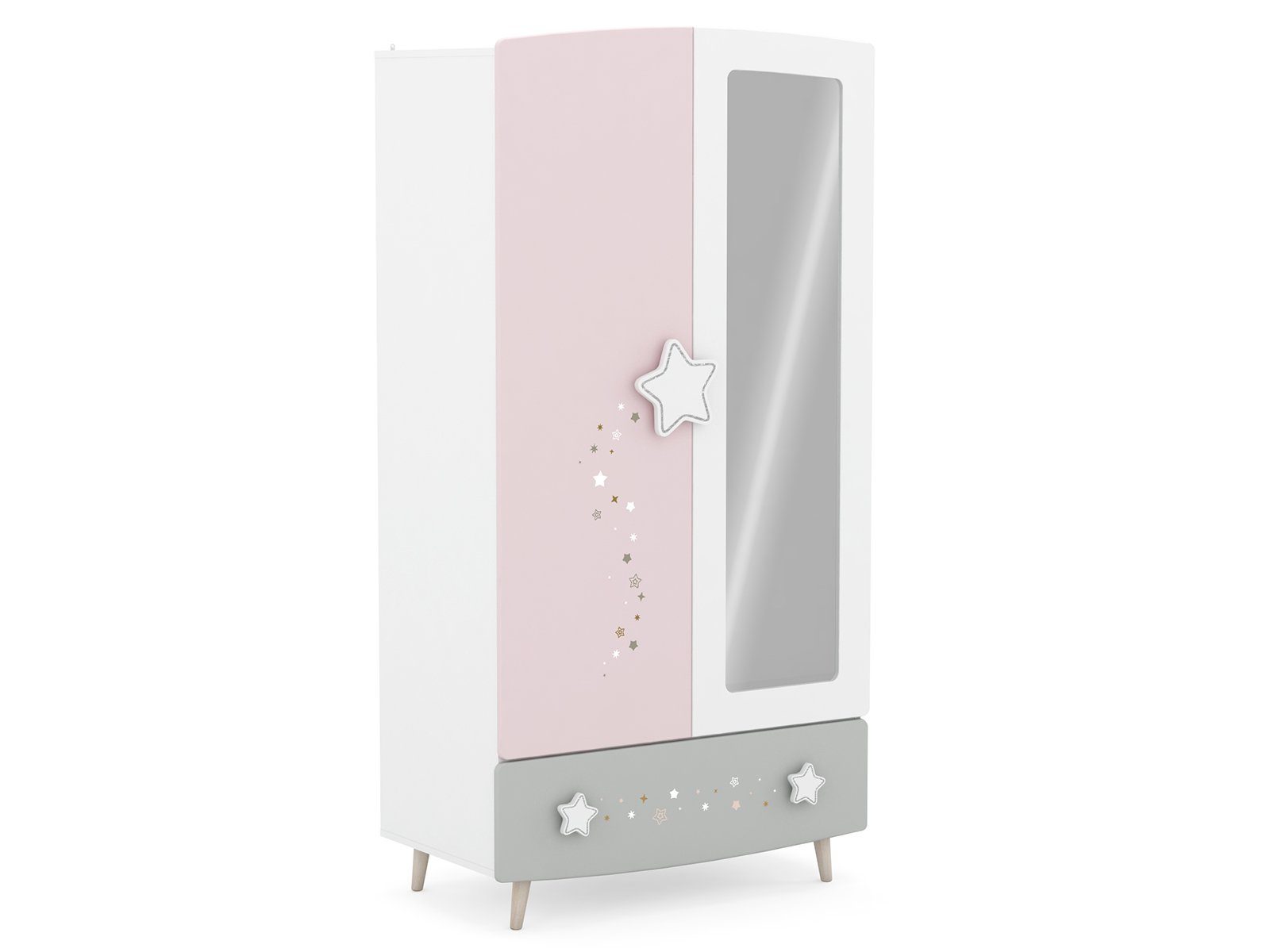 PREISBRECHER Drehtürenschrank Savannah 95 x 186,8 x 51,5 cm (B/H/T) günstig online kaufen