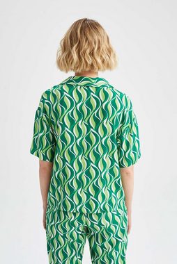 DeFacto Kurzarmhemd Damen Kurzarmhemd REGULAR FIT (Packung, 0-tlg)