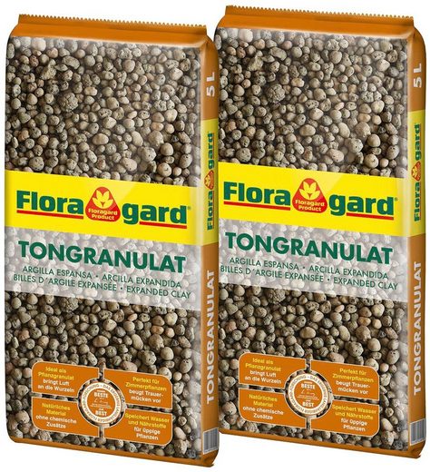Floragard Tongranulat, (2-St), 2x5 Liter