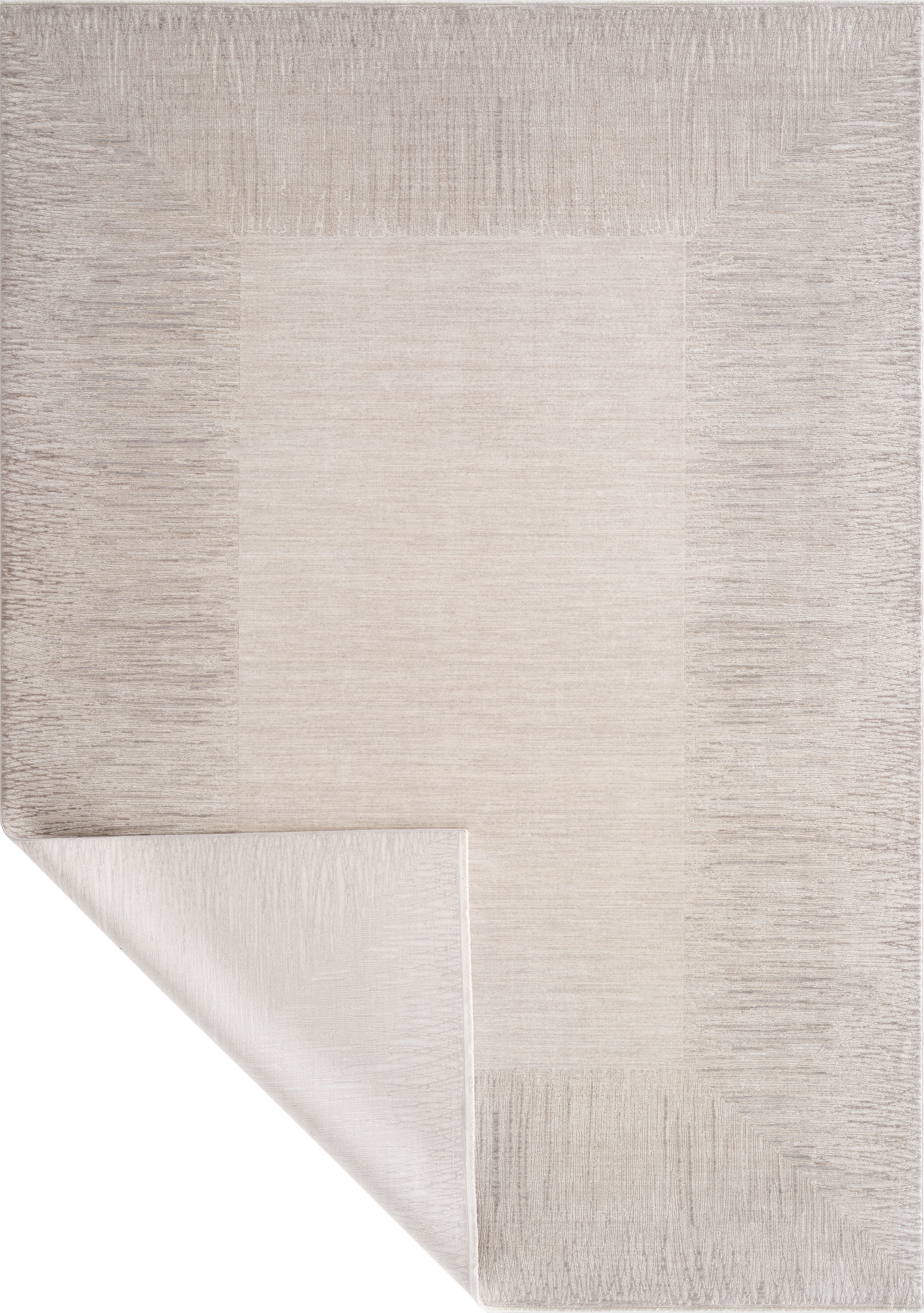 Calvin Klein home Teppich Passages, mit Fransen, Designerteppich, rechteckig, Höhe: 5 mm, Rahmen, meliert, Wohnzimmer, Schlafzimmer, Esszimmer