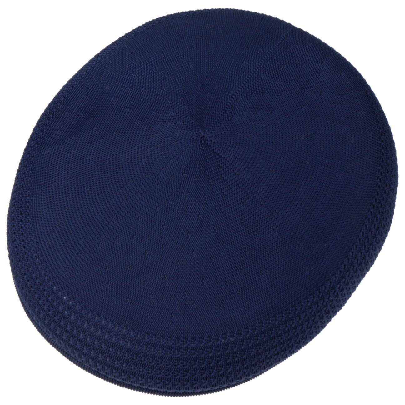 Kangol Flat Cap (1-St) Schiebermütze mit Schirm dunkelblau