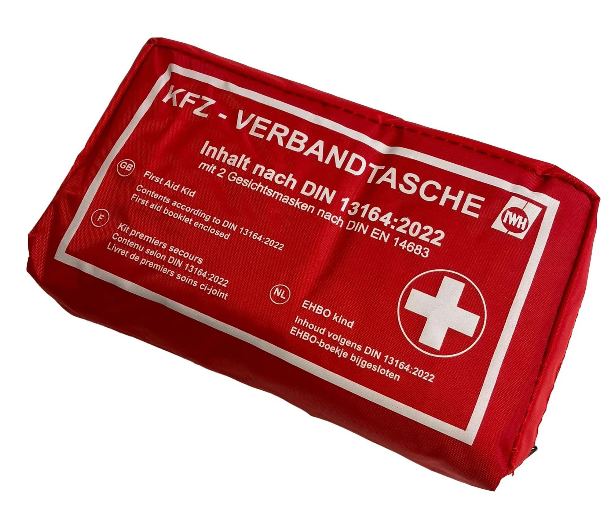 IWH KFZ-Verbandtasche KFZ-Verbandtasche rot DIN 13164