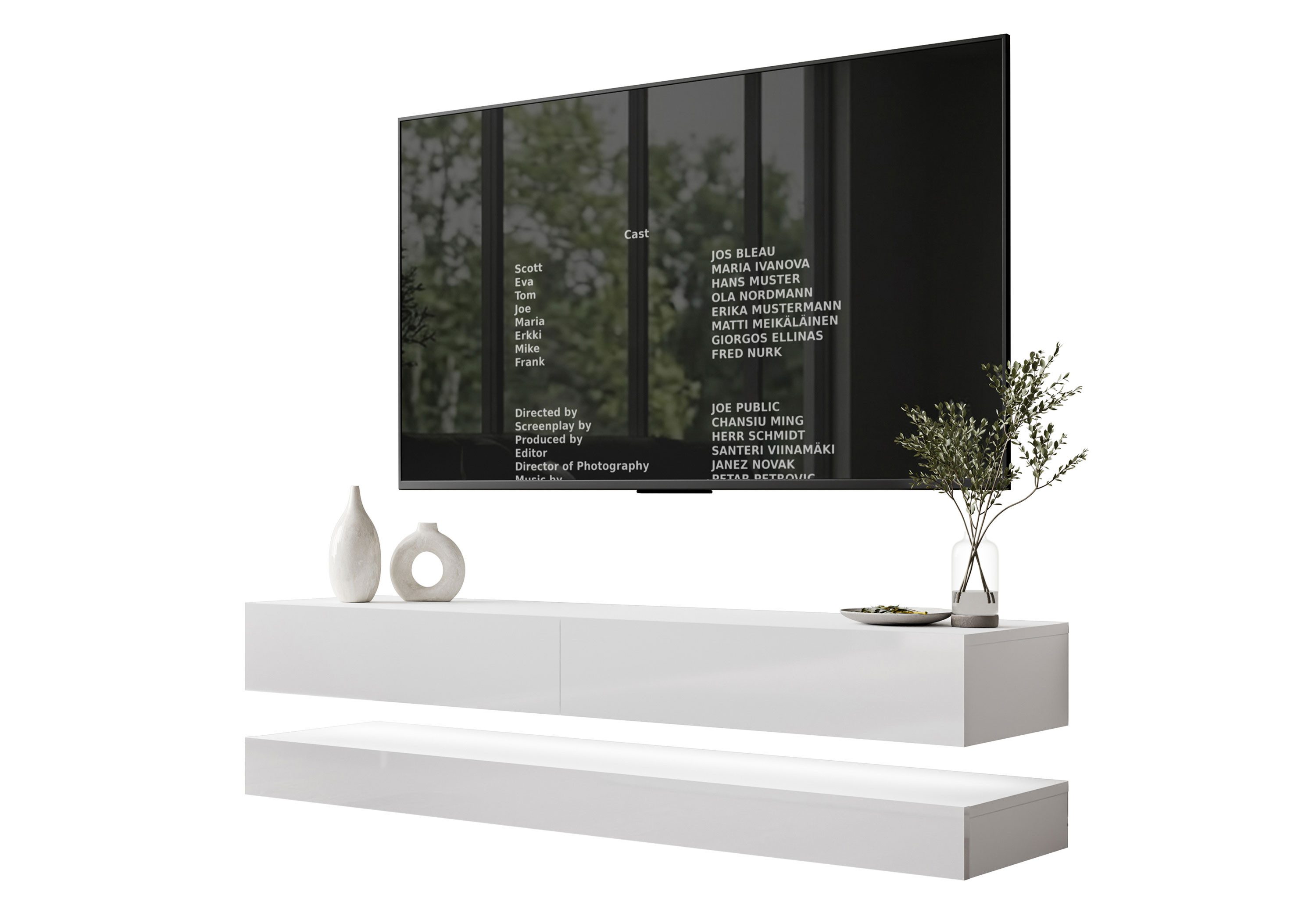 Lookway TV-Schrank SKY 140 cm mit LED-Beleuchtung
