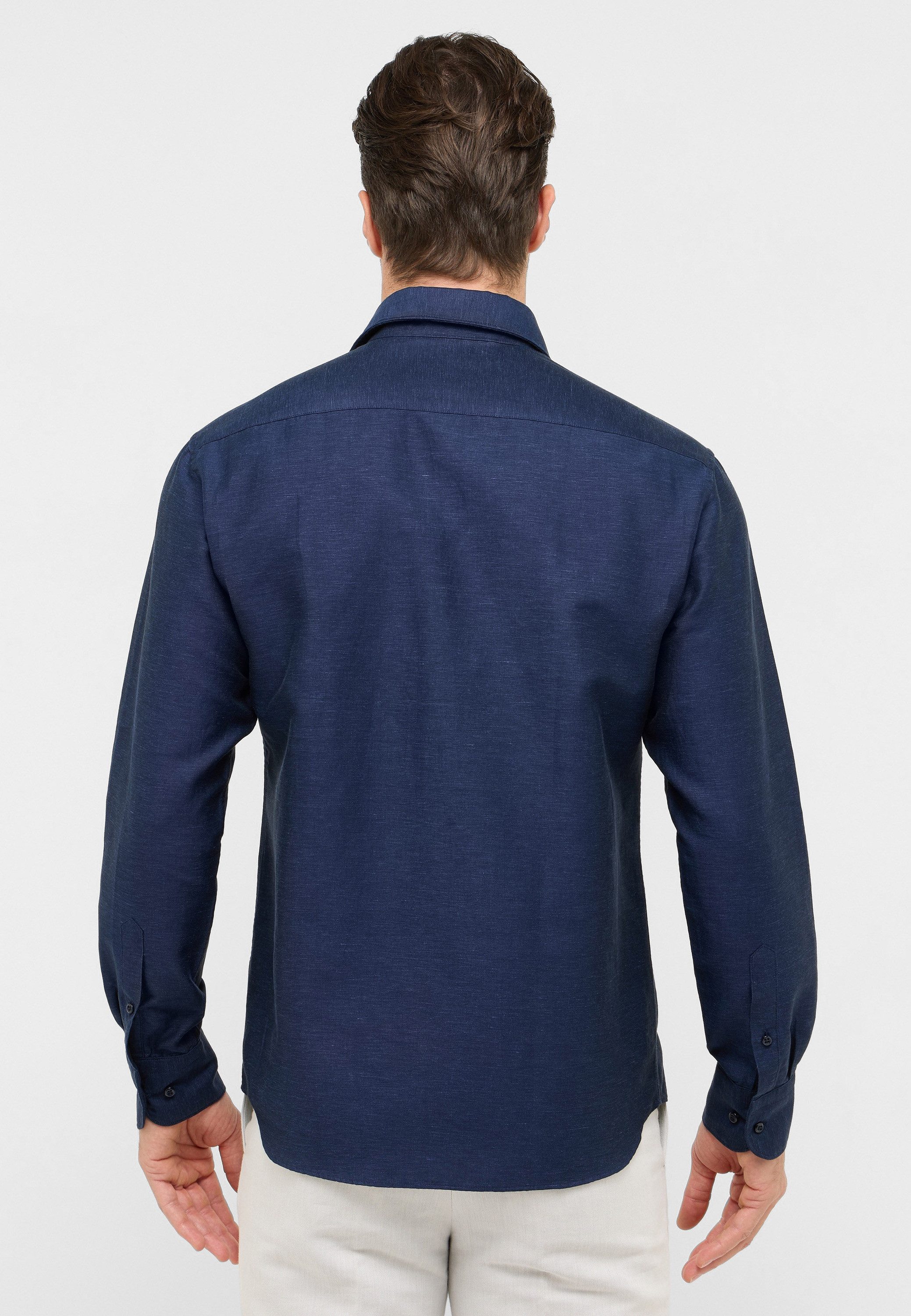 Eterna Langarmhemd MODERN FIT EASY IRON (bügelleicht)