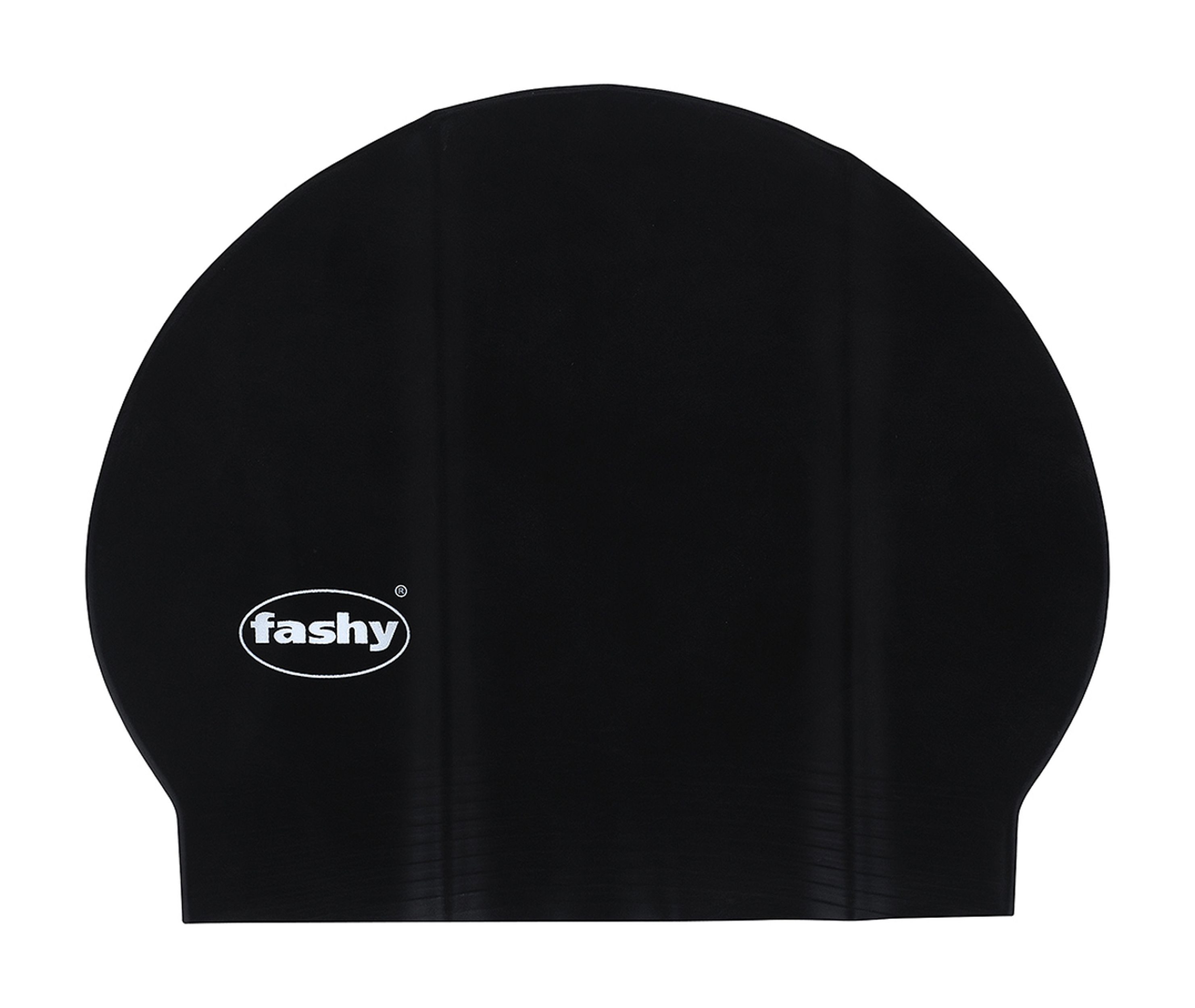 Fashy Badekappe Fashy - Latex Badehaube Badekappe Sporthaube Damen Herren Schwarz