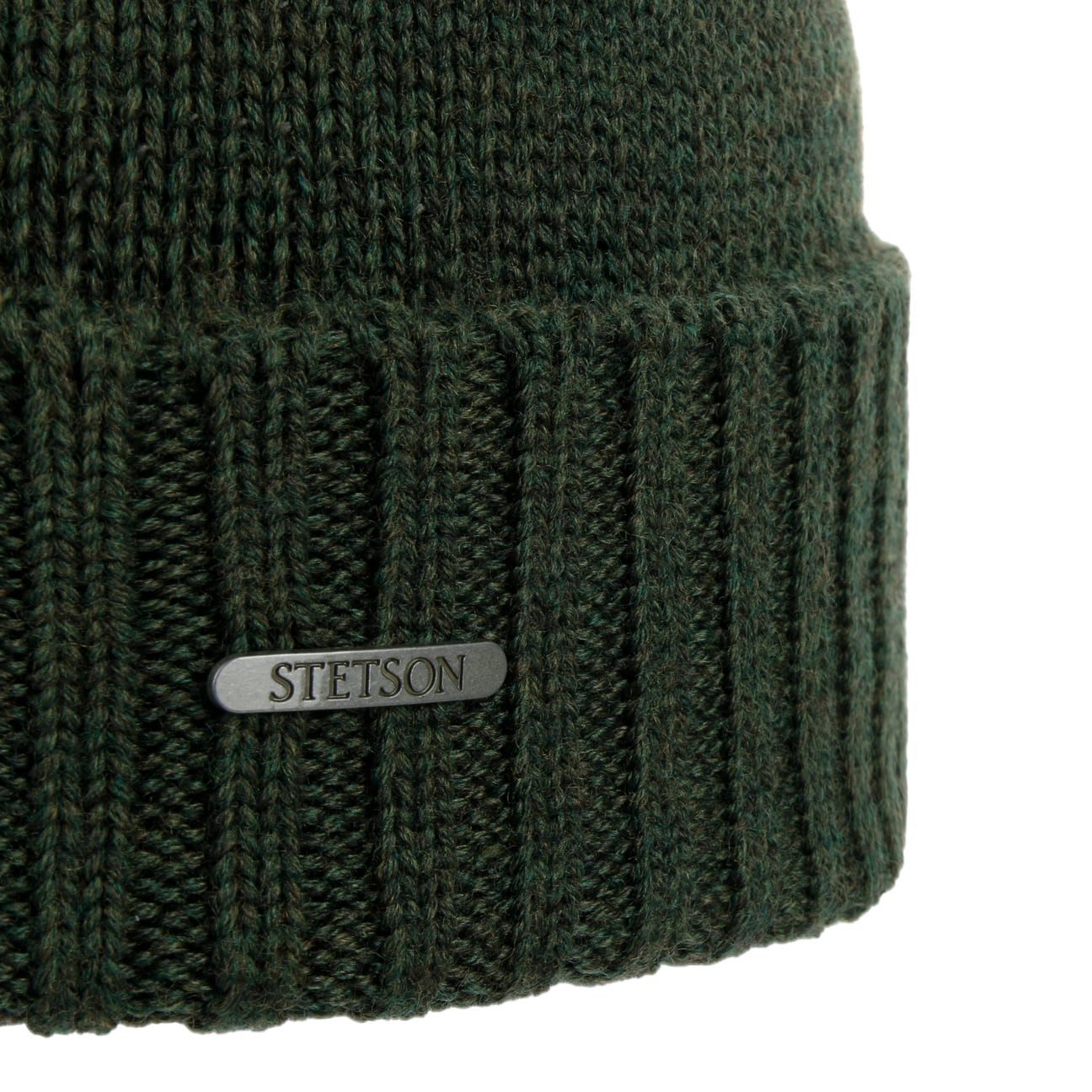 Stetson Beanie (1-St) Strickmütze mit Umschlag, Made in Italy