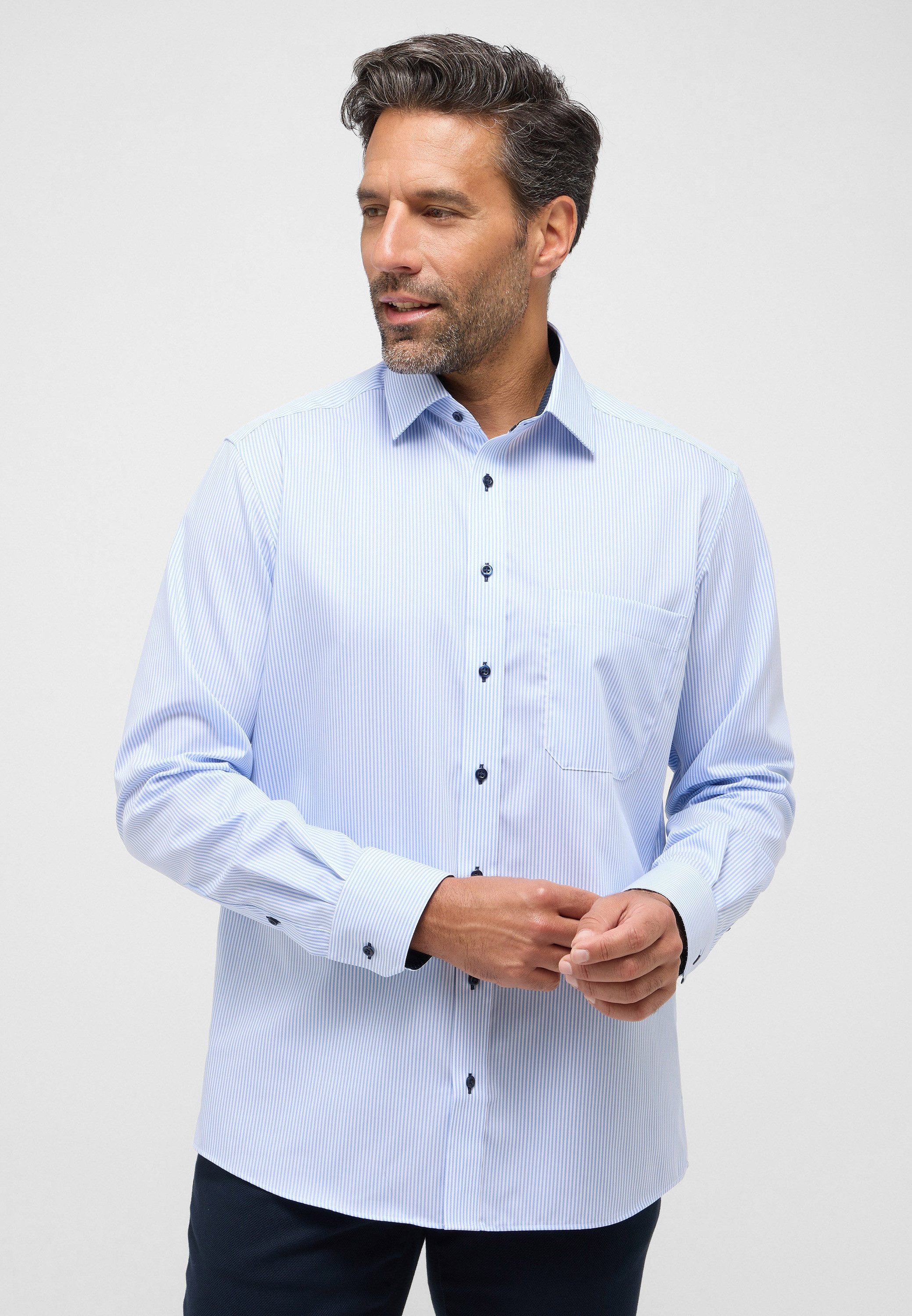 Eterna Langarmhemd COMFORT FIT NON IRON günstig online kaufen