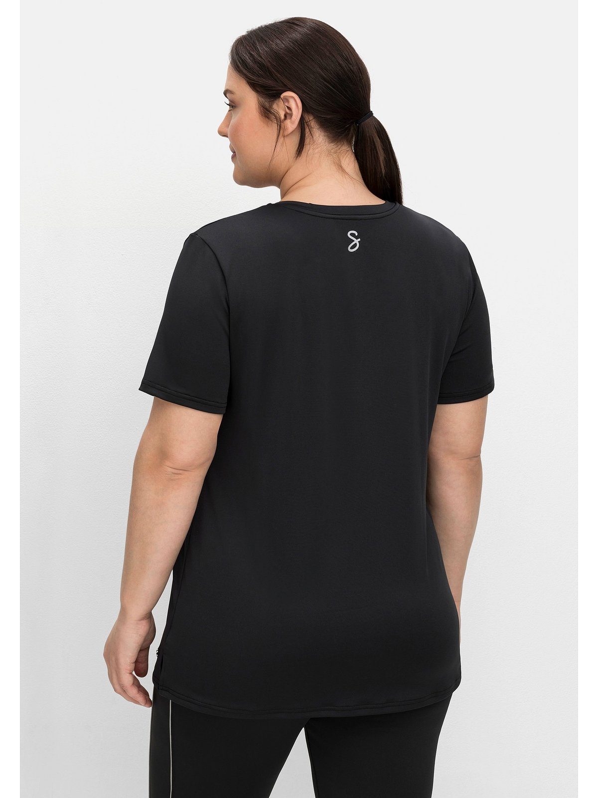Sheego Funktionsshirt Große Größen aus schnelltrocknendem Material
