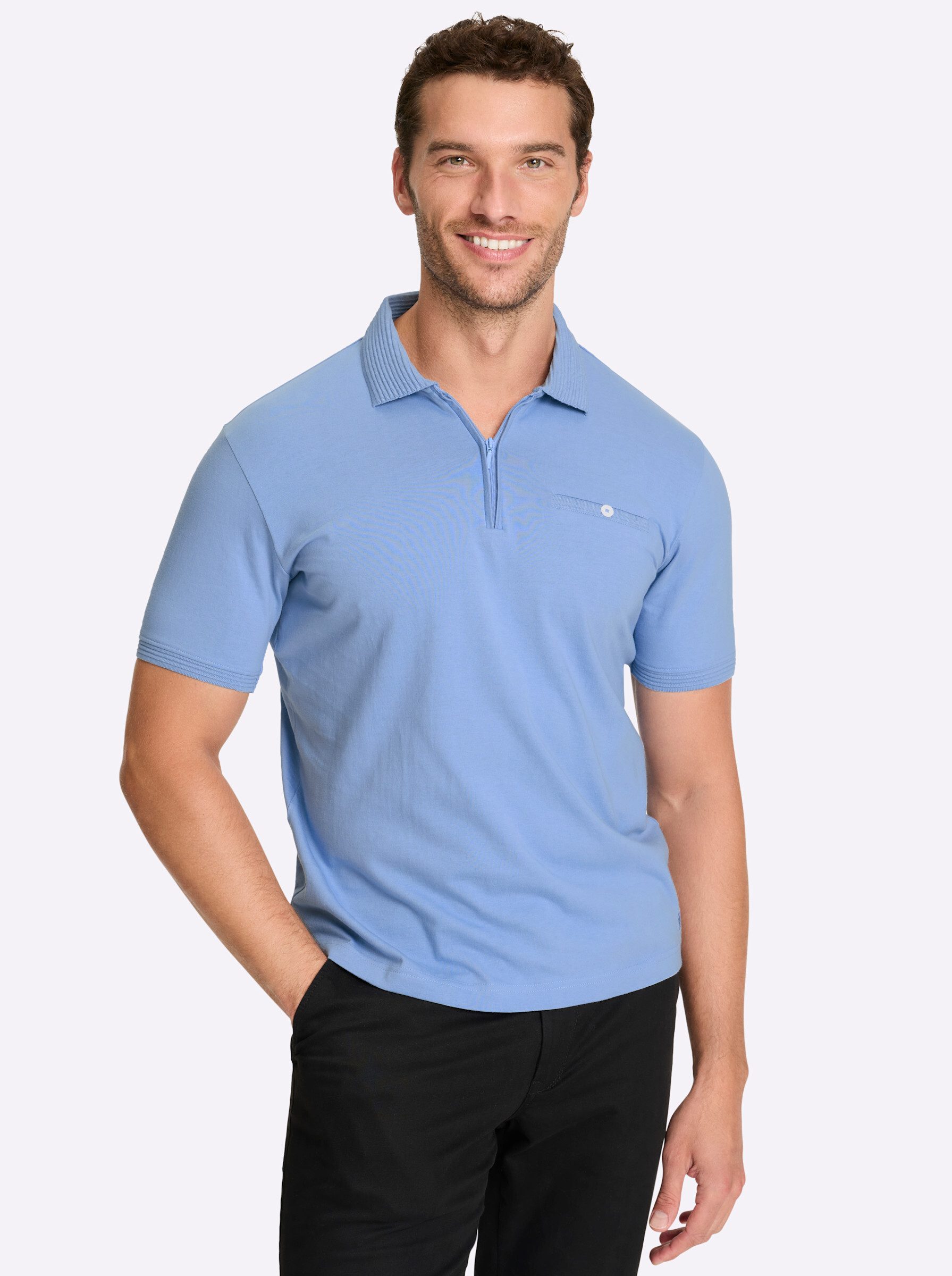 T-Shirt Kurzarm-Poloshirt Kurzarm