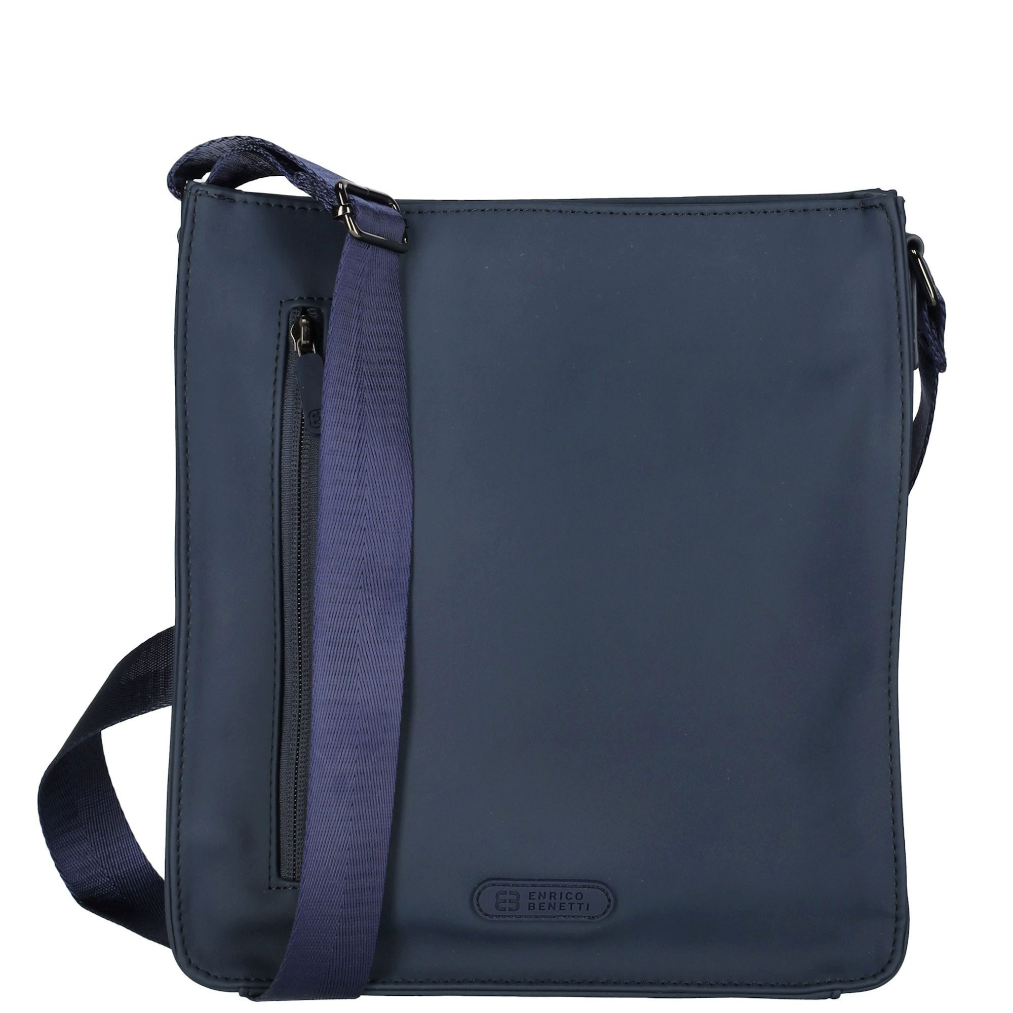 Christian Wippermann Umhängetasche Damen Tasche Schultertasche Umhängetasche Crossover Bag (einzeln), Leder Optik Handtasche Schwarz